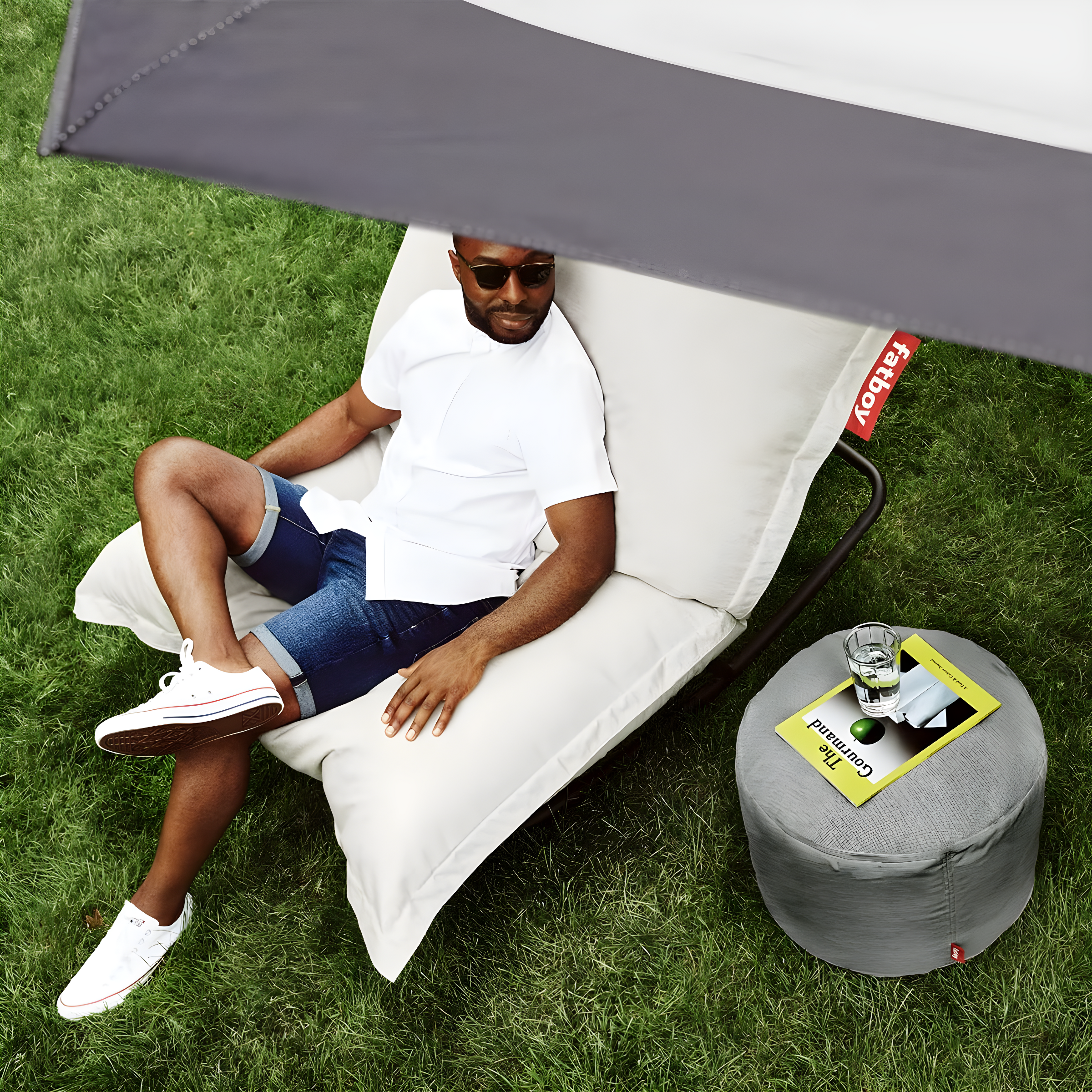 Point Outdoor Ottoman