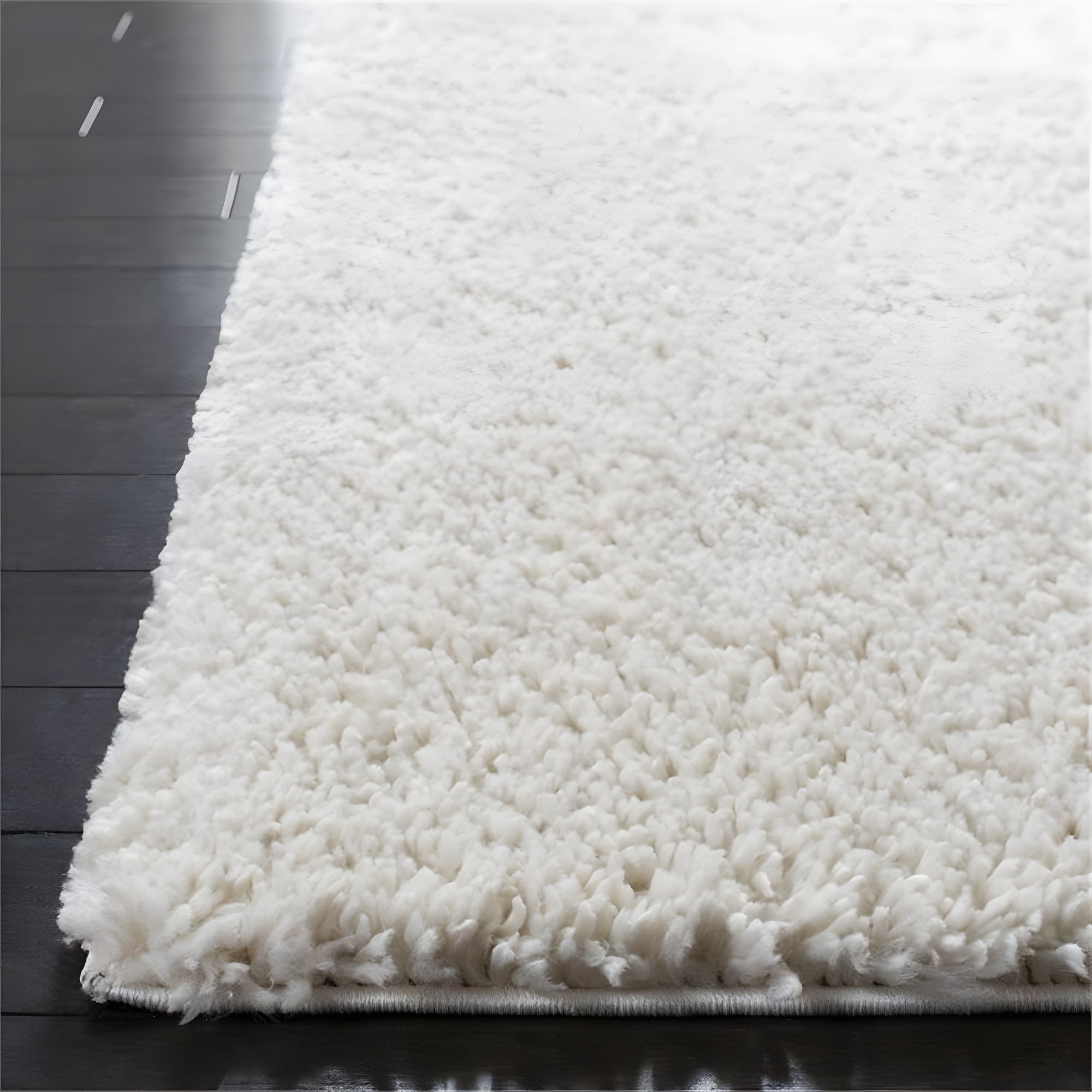 August Shag 900 AUG900 Power Loomed Indoor Area Rug - Ivory - 8'x10' - Safavieh