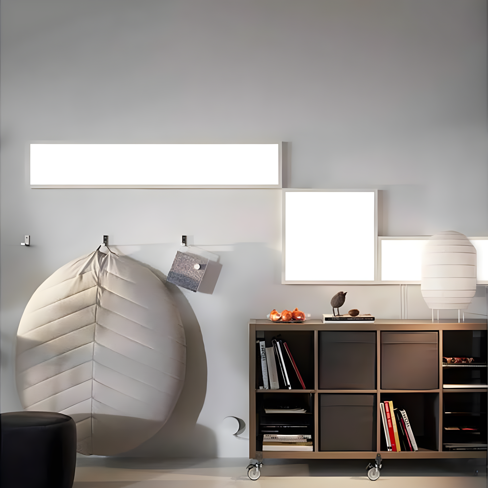 eSenLite 2ft.x4ft. 6500LM LED Commercial Flat Panel Ceiling Light - White (2pcs)