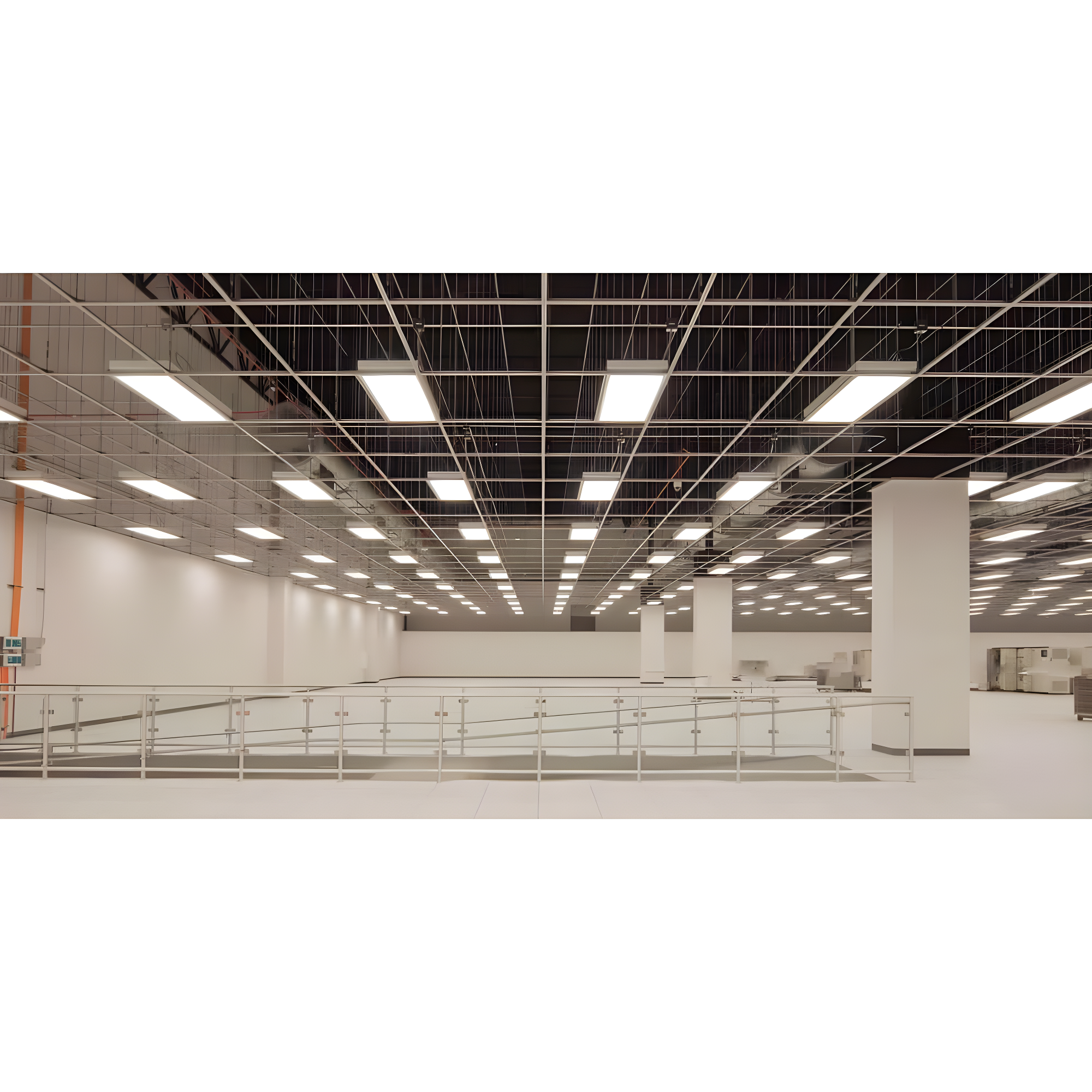 eSenLite 2ft.x4ft. 6500LM LED Commercial Flat Panel Ceiling Light - White (2pcs)