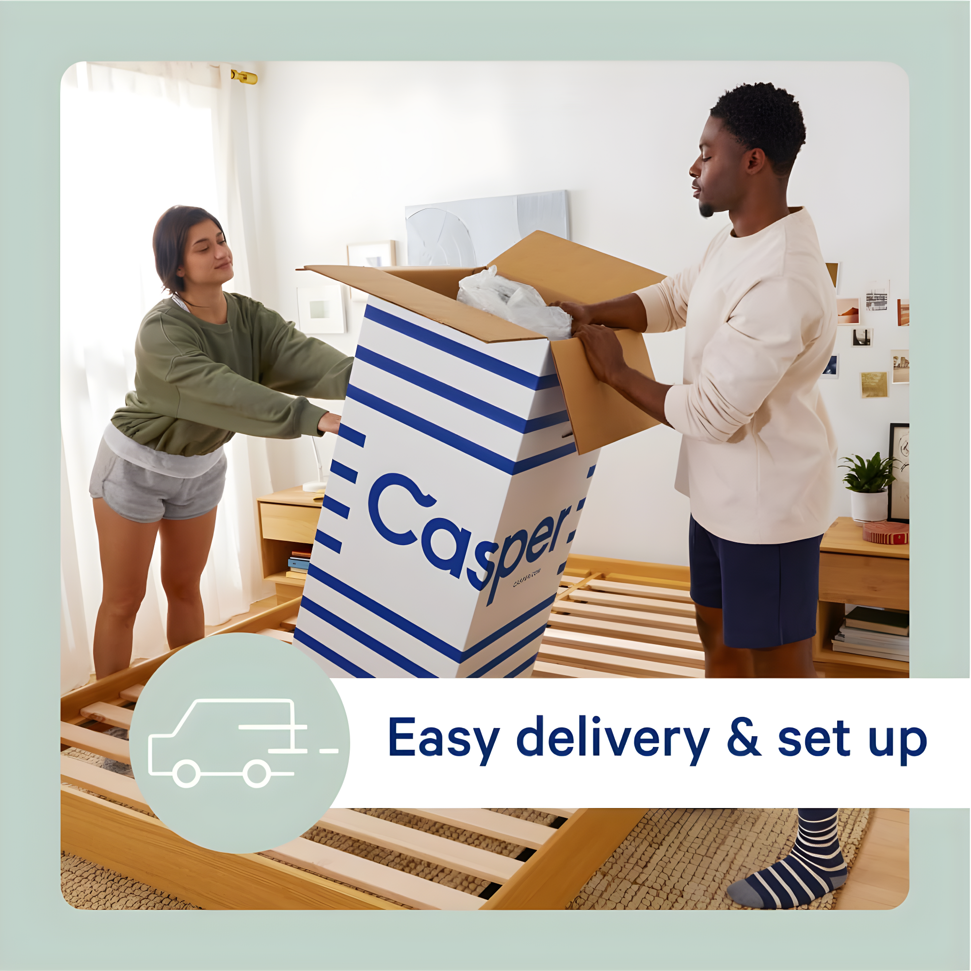 Casper Sleep Original Foam Hybrid 11" Medium Firm Memory Foam Mattress