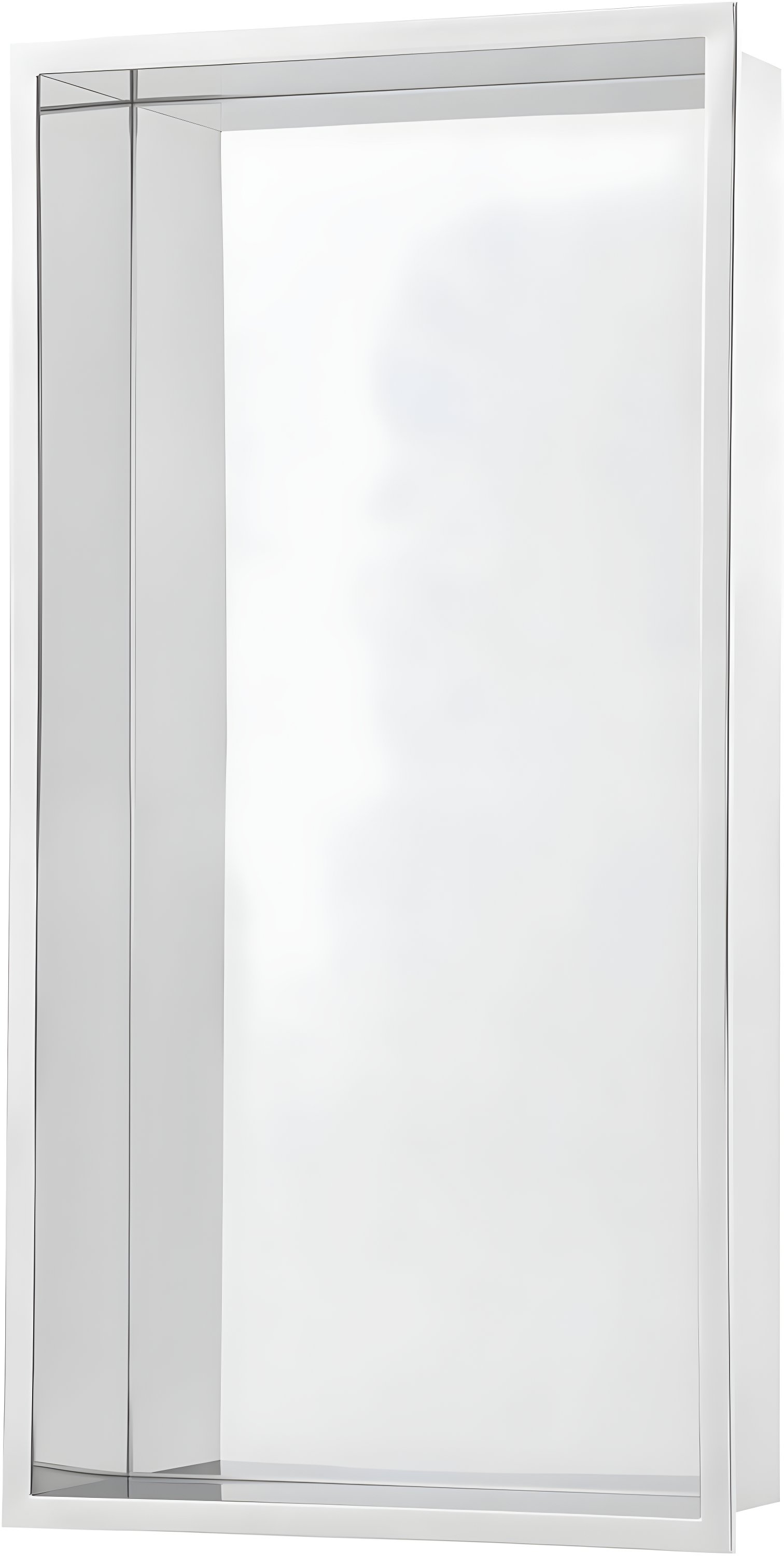 Voltaire 12" x 24" Stainless Steel Single Shelf Wall Niche