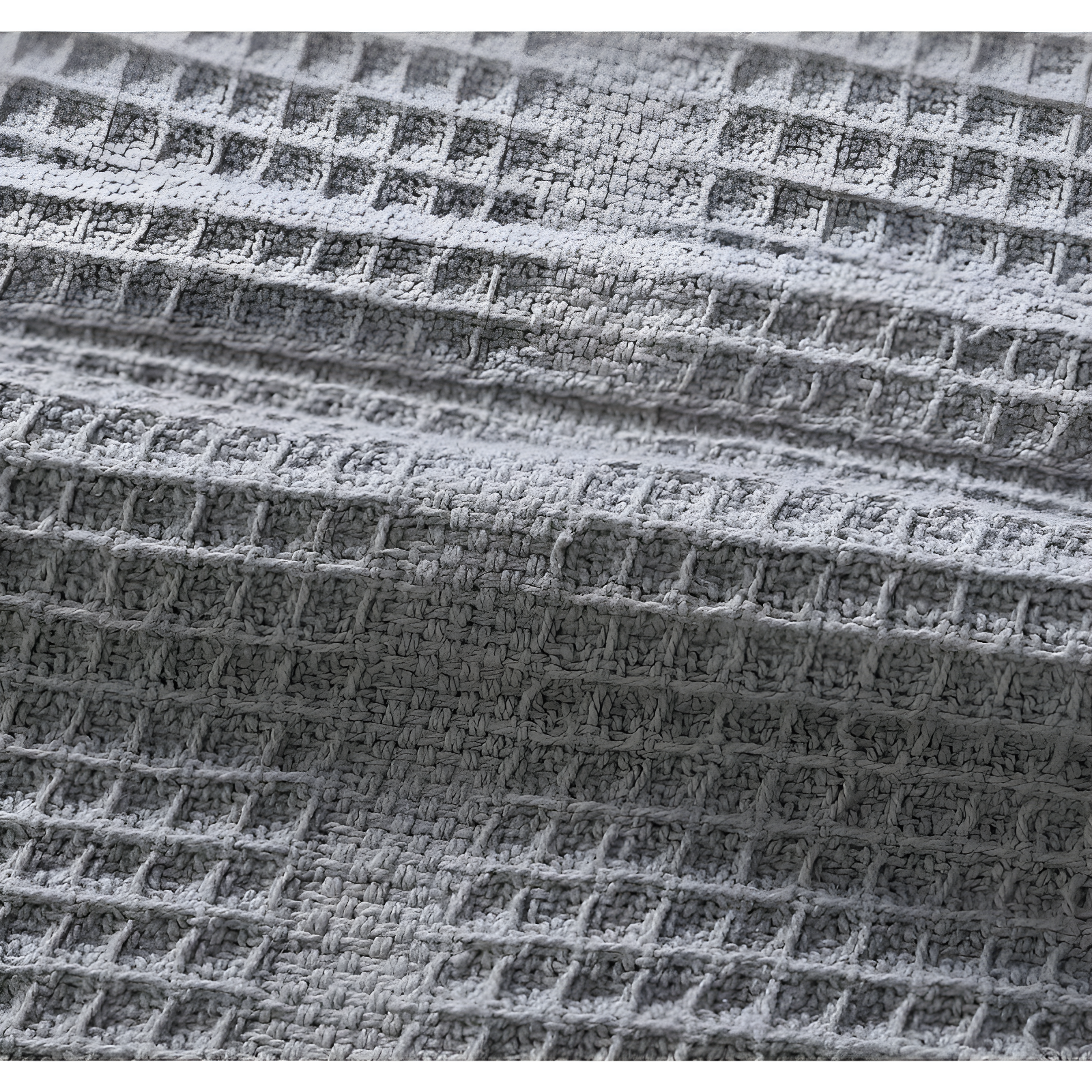 Kenneth Cole Kenneth Cole Waffle Grid Solid Cotton Blanket