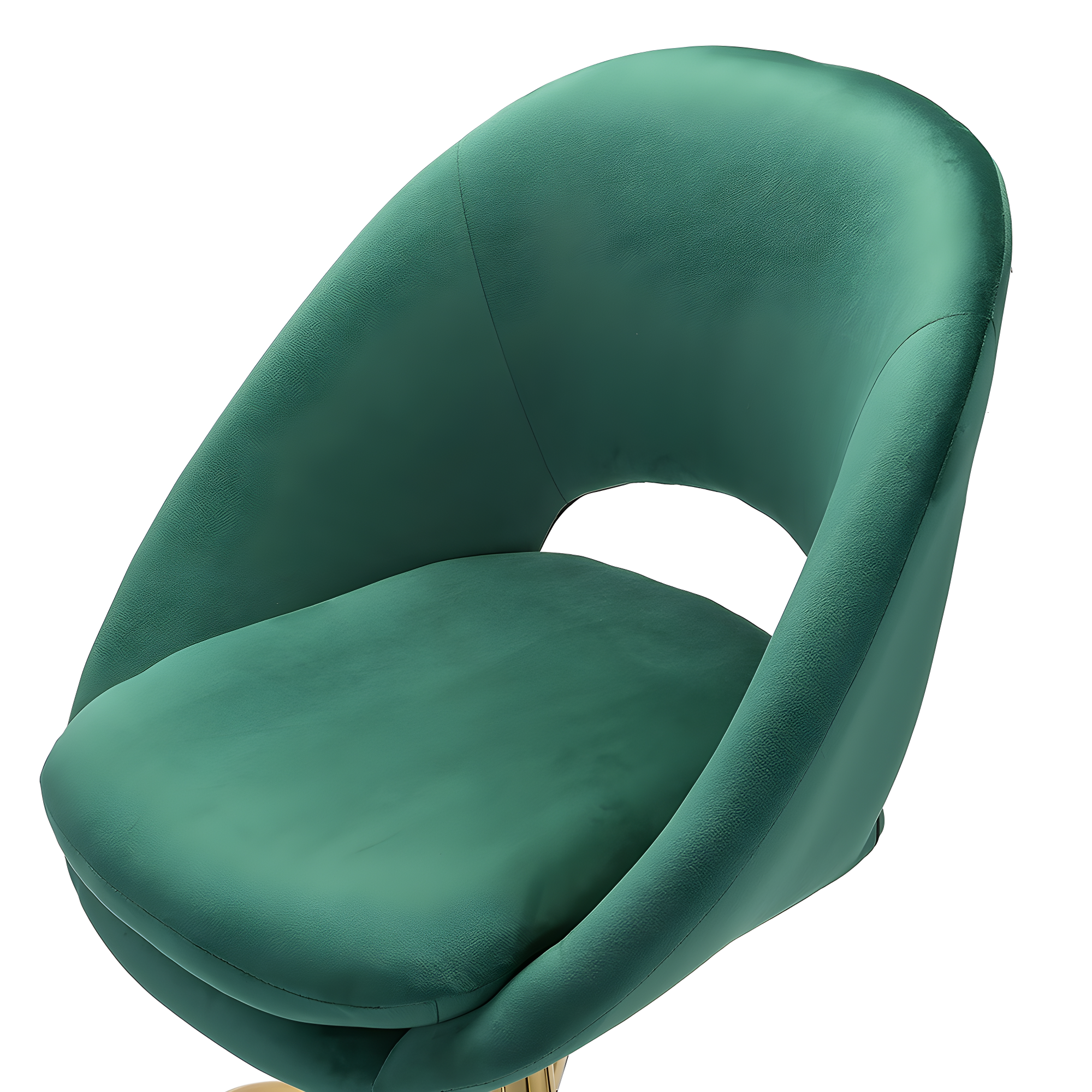 Louise Velvet Modern Task Chair with Ergonomic Design