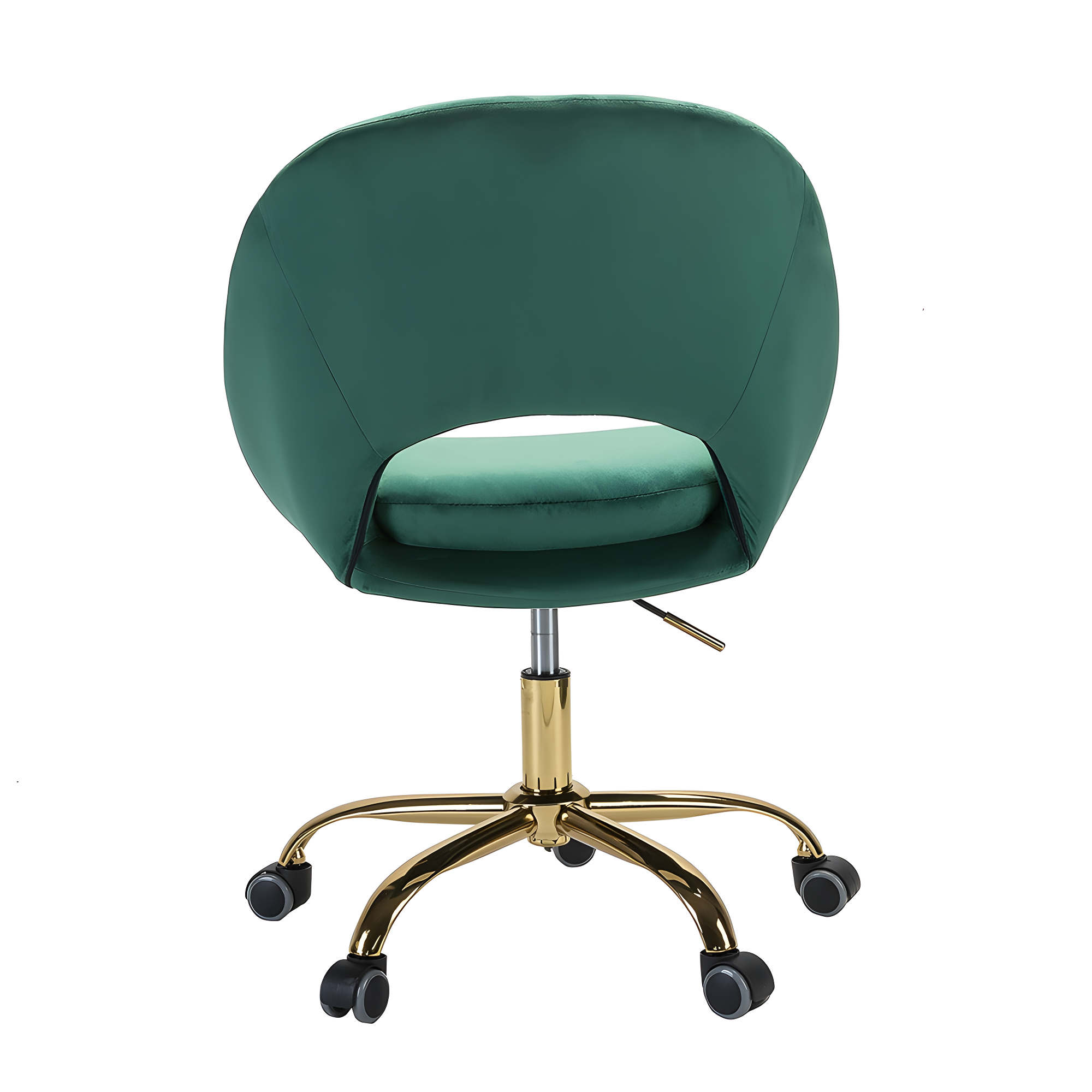 Louise Velvet Modern Task Chair with Ergonomic Design