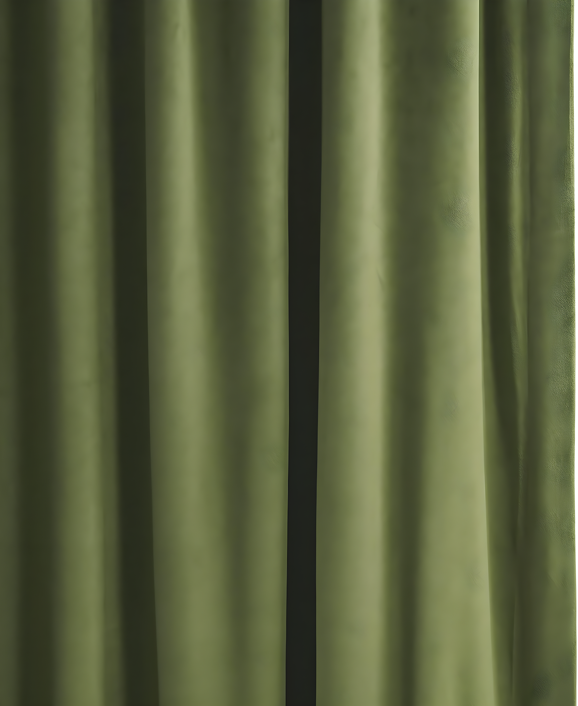 Half Price Drapes Signature Basque Green Velvet Blackout Curtains For Bedroom(1 Panel), 50WX 84L