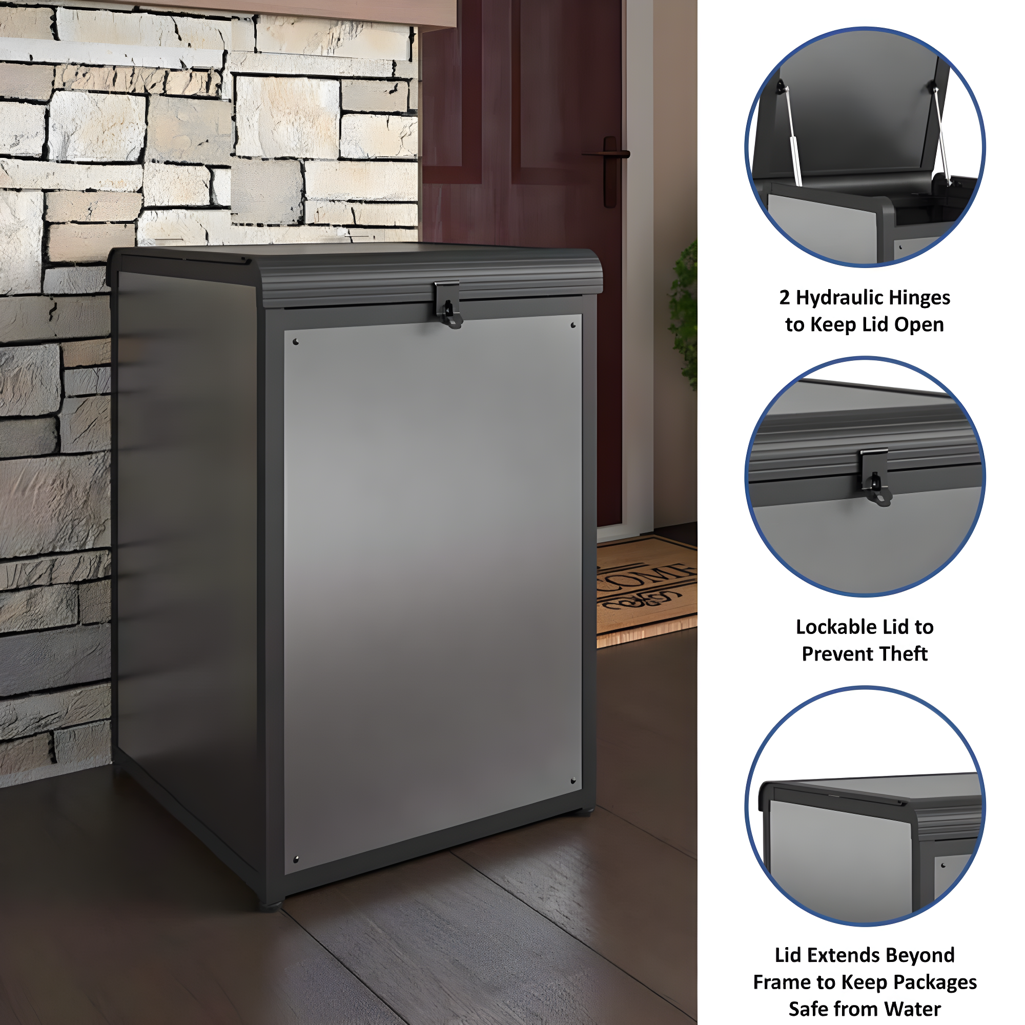 BoxGuard Heavy Duty Multi-Purpose Outdoor Storage & Delivery Box