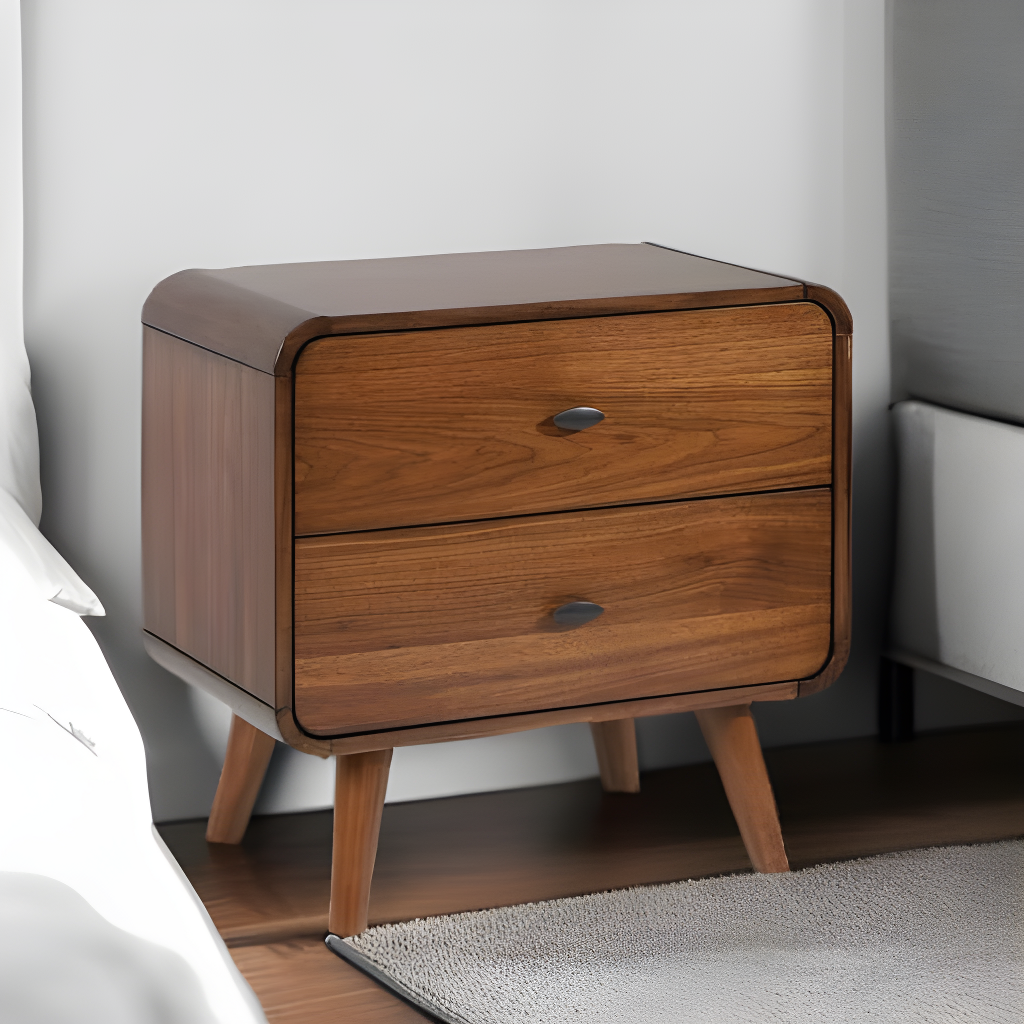 Coaster 205132-CO Nightstand, Dark Walnut