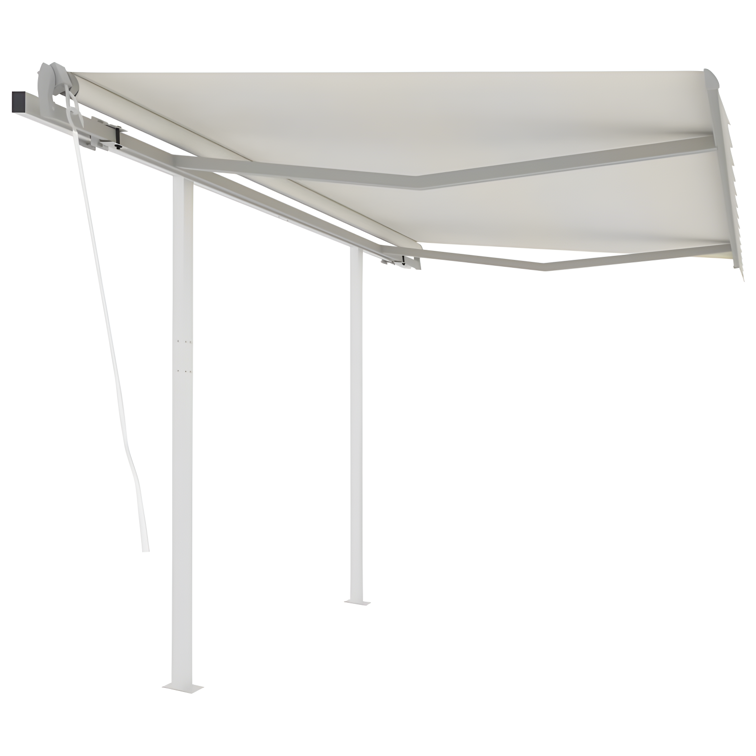 vidaXL VidaXL 120'' W x 100'' D Polyester Cover Retractable Patio Awning