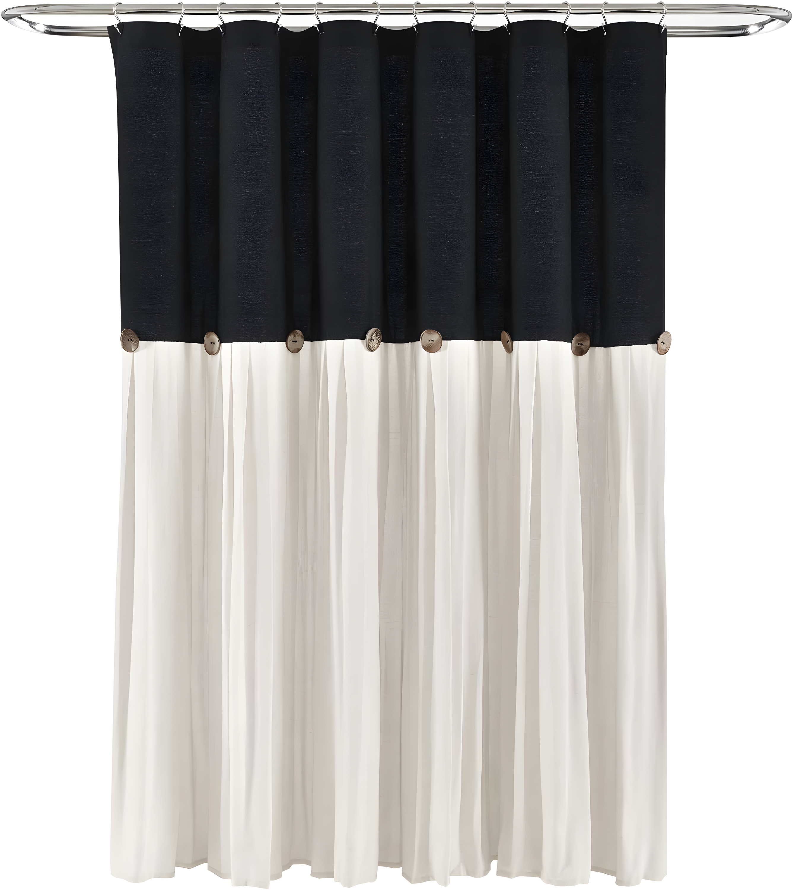 Lush Decor Beckham Shower Curtain
