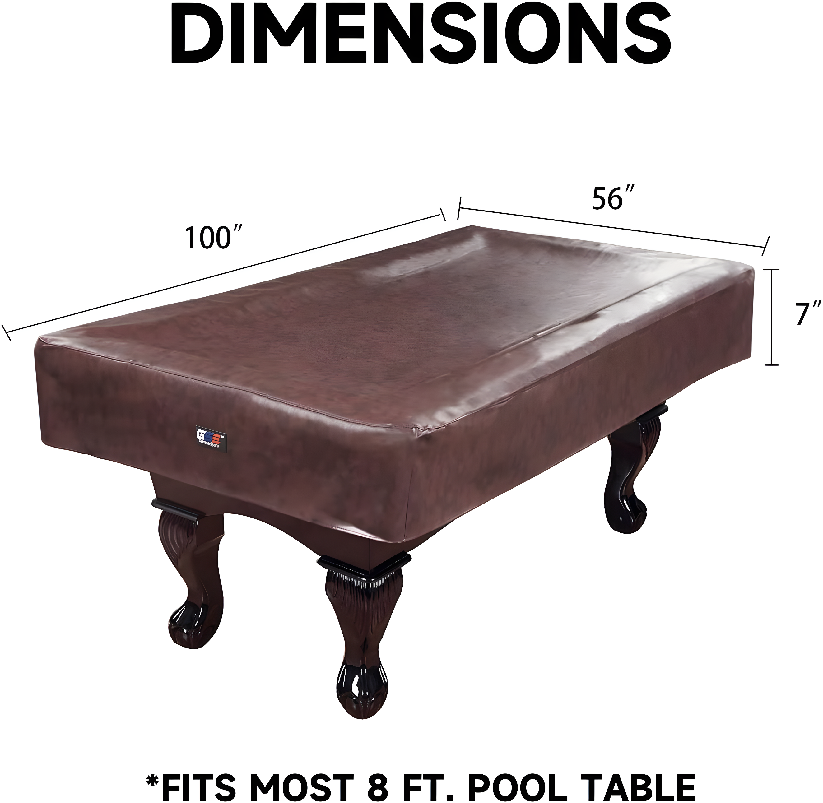 GSE Games & Sports Expert GSE Games & Sports Expert Leather / Faux Leather Pool Table Covers & Accessories