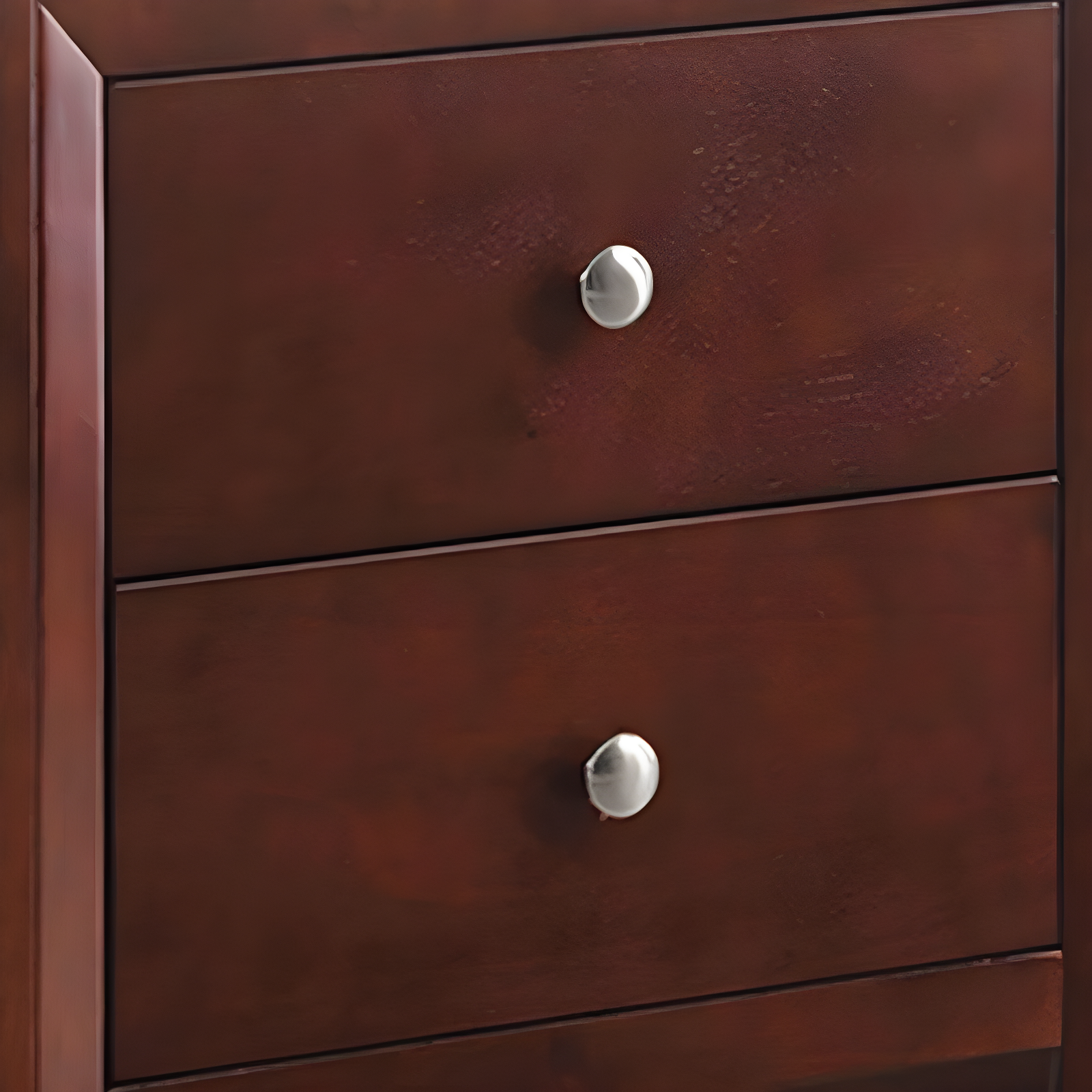22" Ilana Nightstand Brown Cherry - Acme Furniture: Wood Composite, No Assembly, Meets ASTM Safety Standards