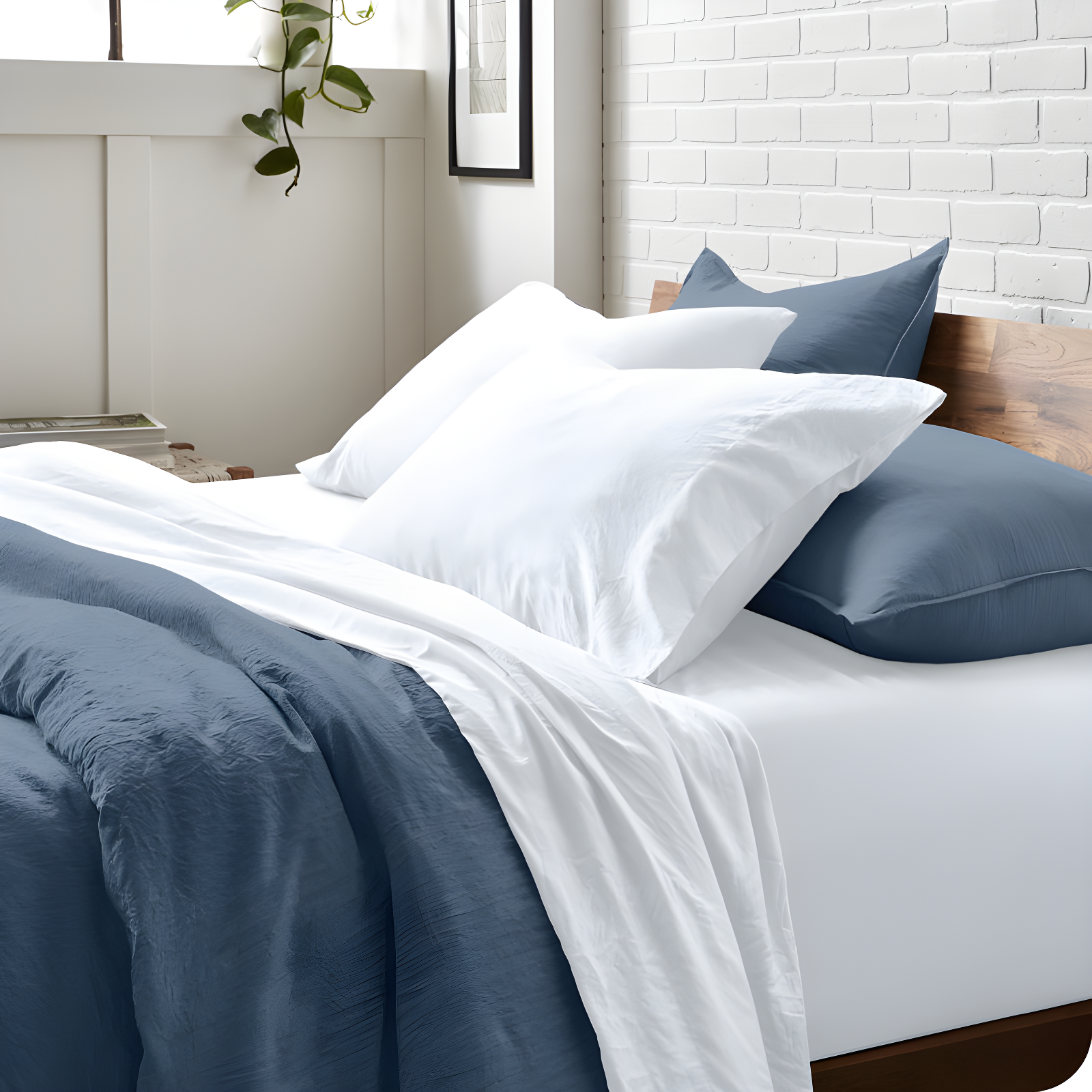 Washed Microfiber Duvet Cover Set