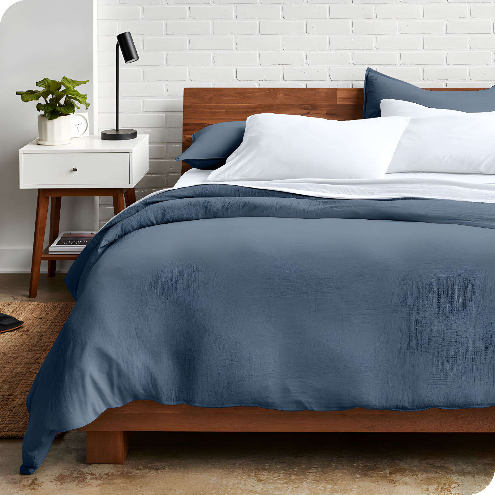 Washed Microfiber Duvet Cover Set