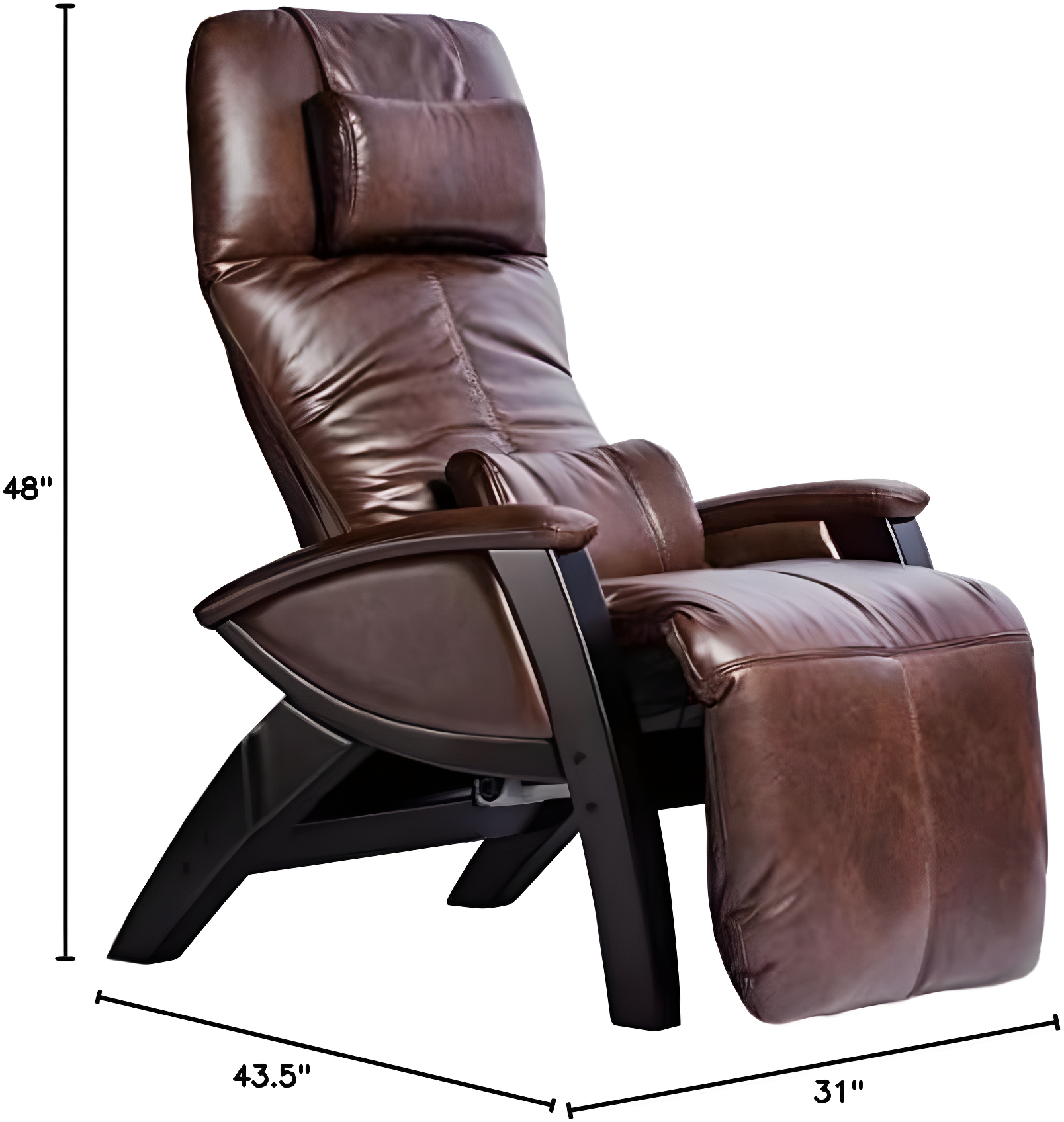 Svago Svago Faux Leather Power Recliner