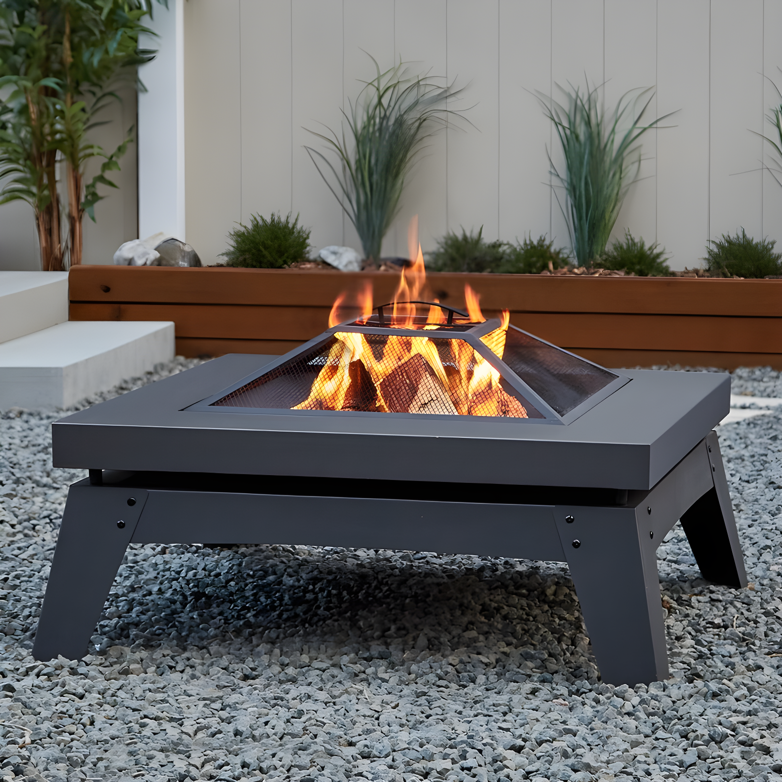 Real Flame Breton Wood Burning Fire Pit by Real Flame