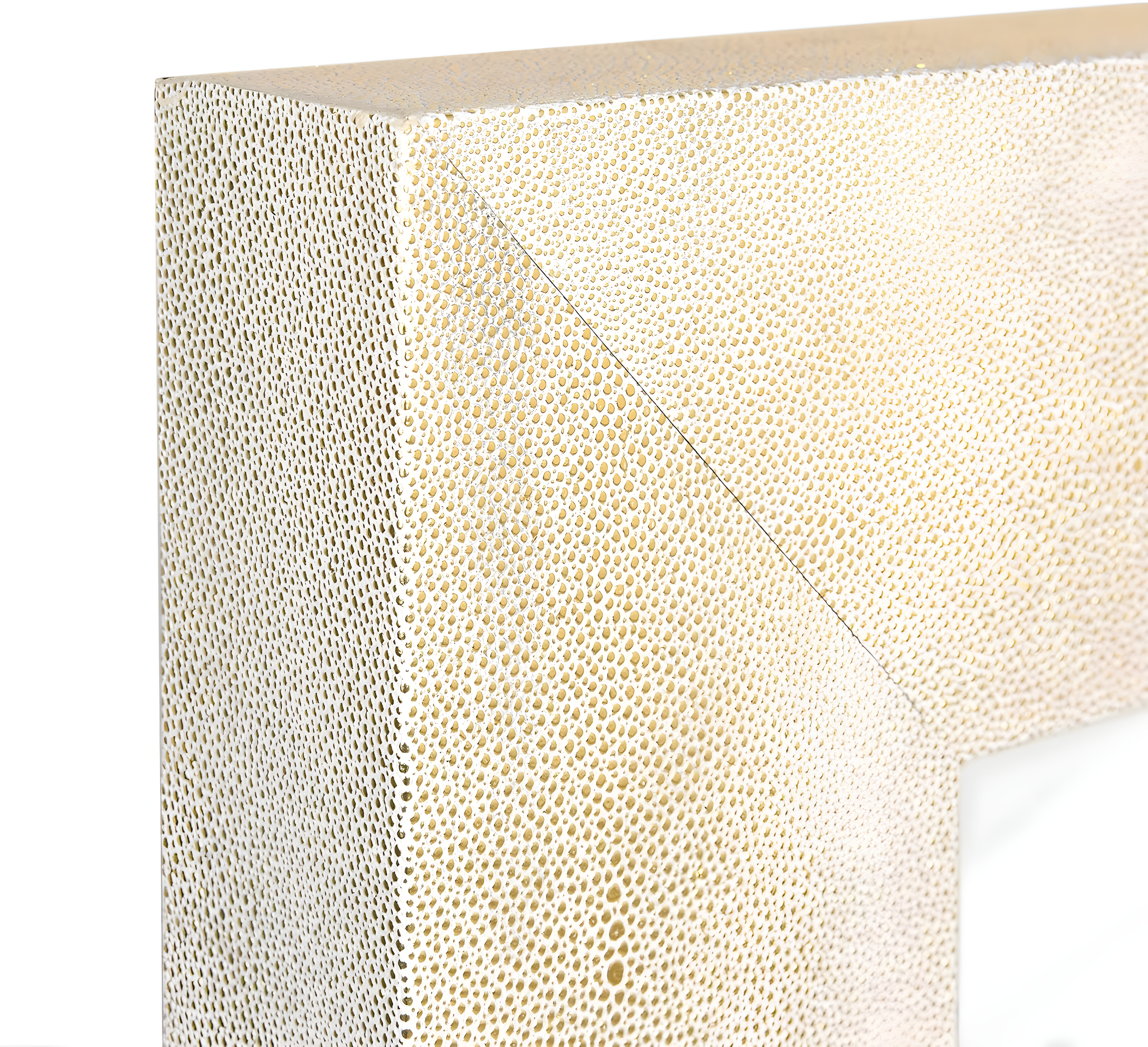 Empire Art Direct Square Leather Mirror