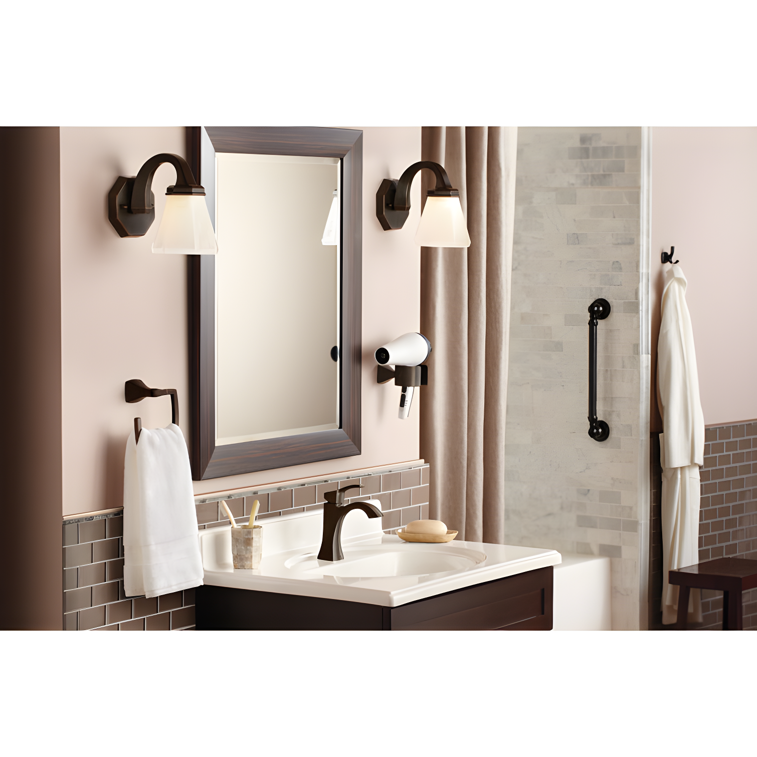 Moen Voss Wall Mounted Towel Ring
