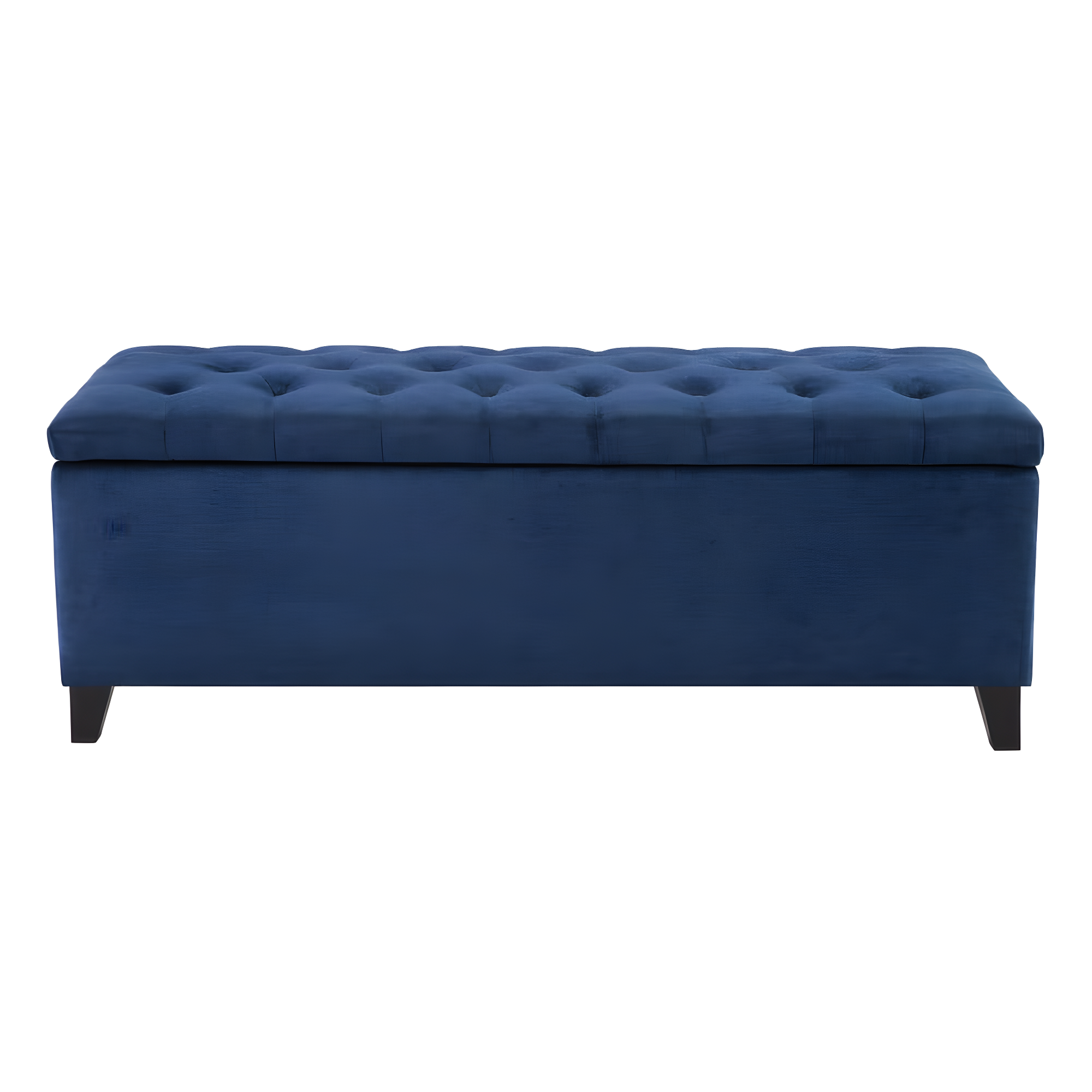 Everly Quinn Tufted Top Storage Bench, Mudroom Bench