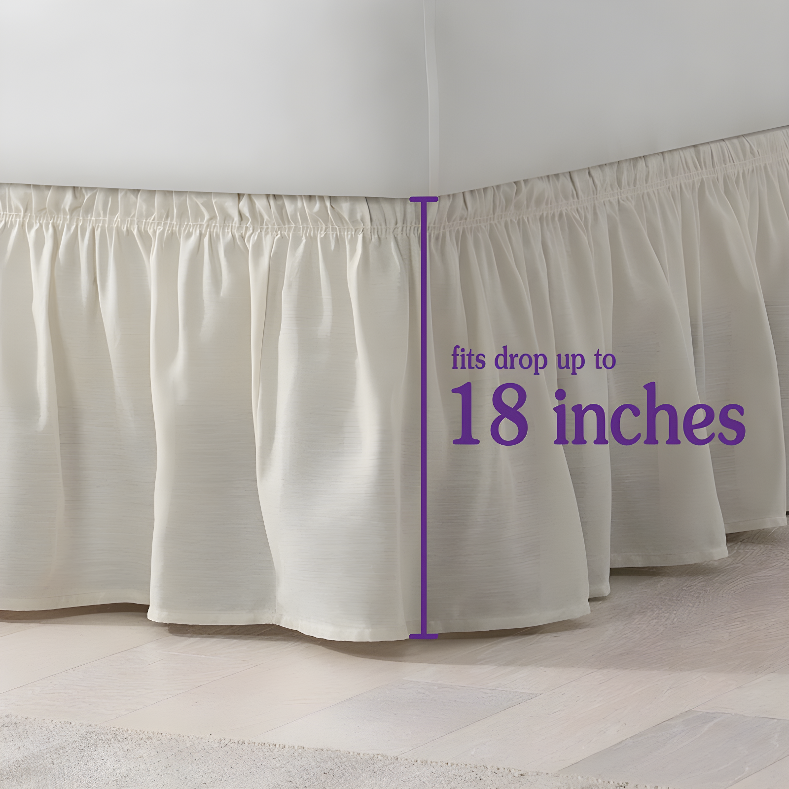 Easy Fit™ Baratta Ruffled Wrap Around Bed Skirt