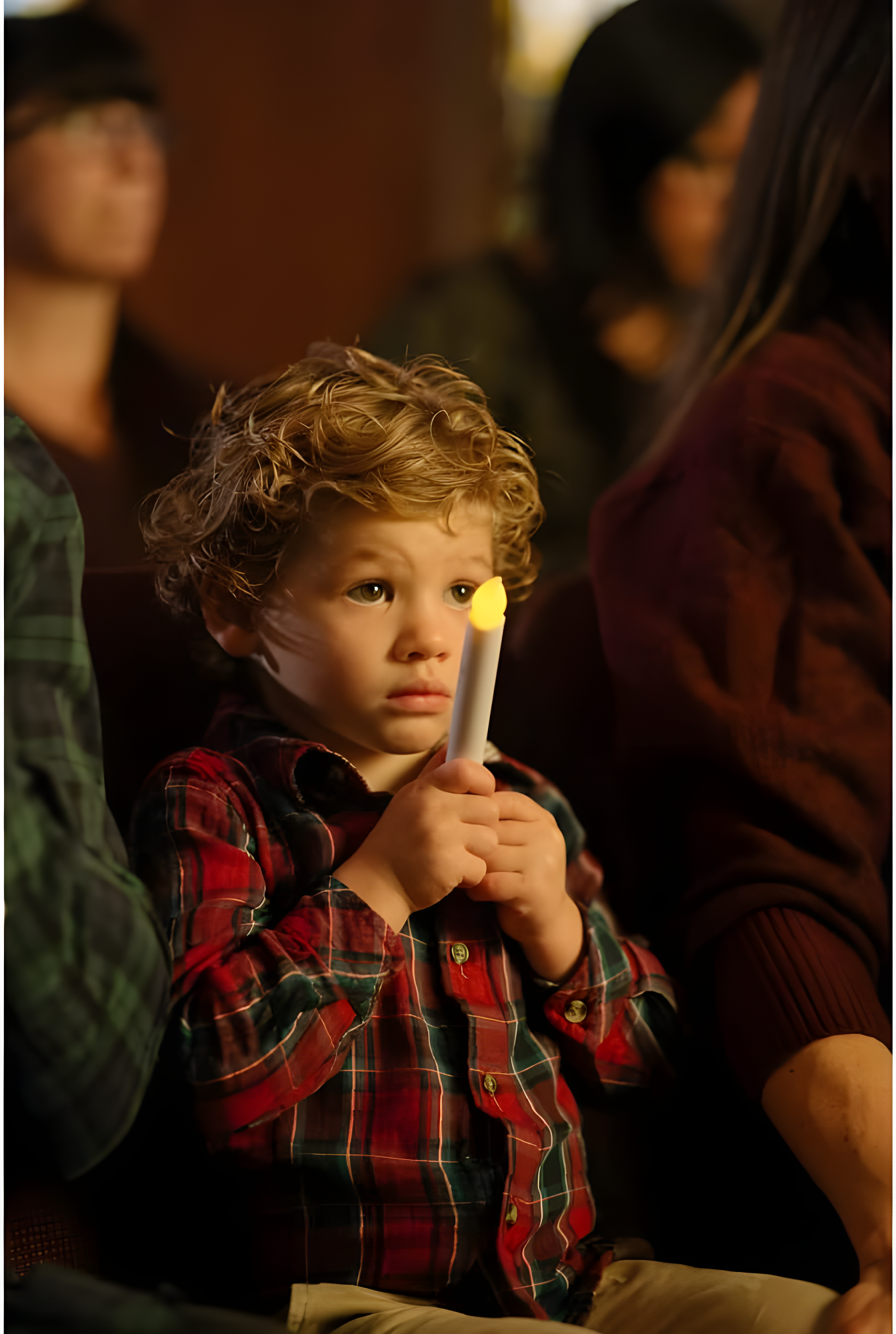 Concordia Supply SafeFlame LED Candlesticks - 6" (25-Pack) Handheld Battery Operated Candles w/Flickering Effect - Perfect for Church Services, Candlelight Vigils, and Special Events - (Amber)