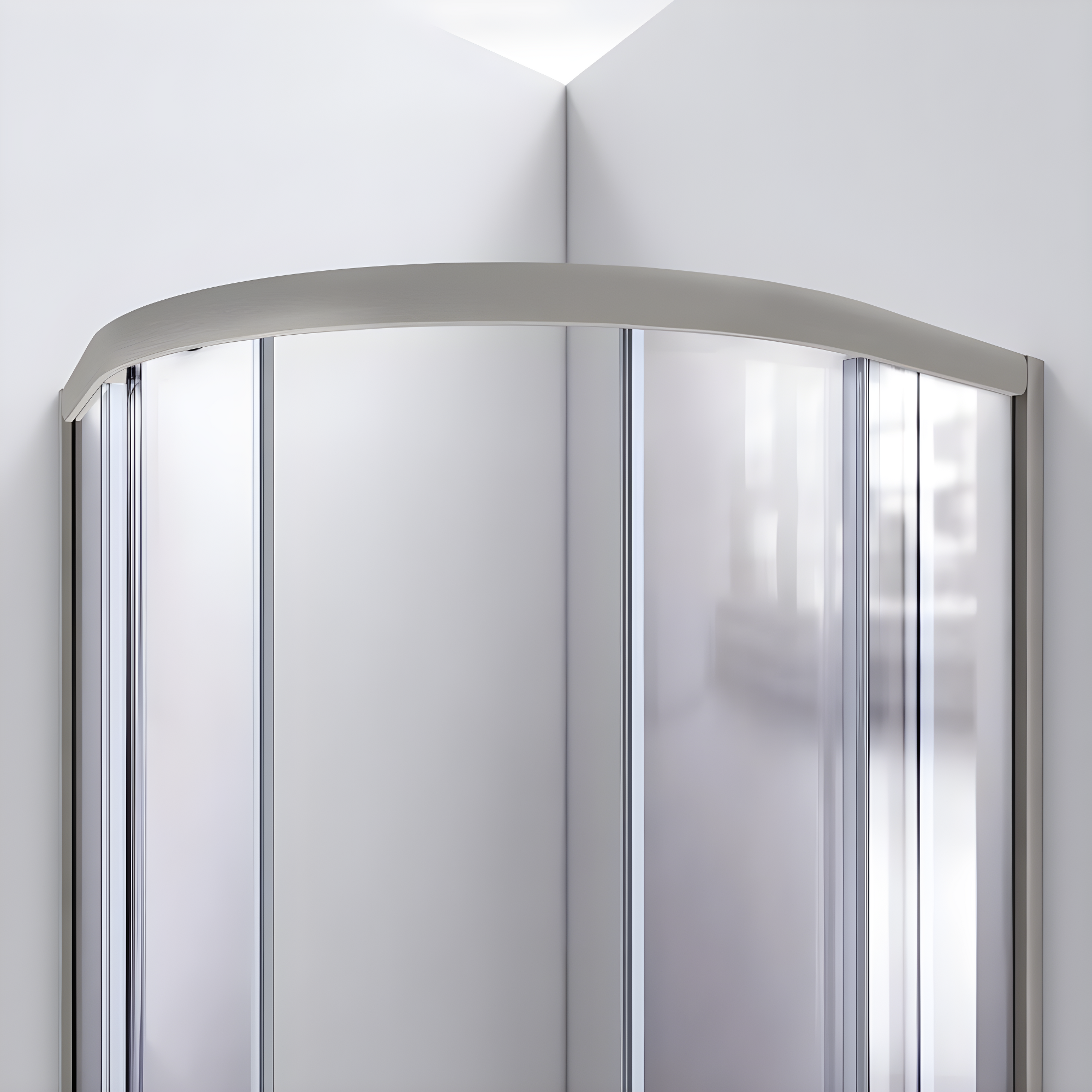 Prime 33" W x 33" D x 76.75" H Round Sliding Shower Enclosure with Base Included