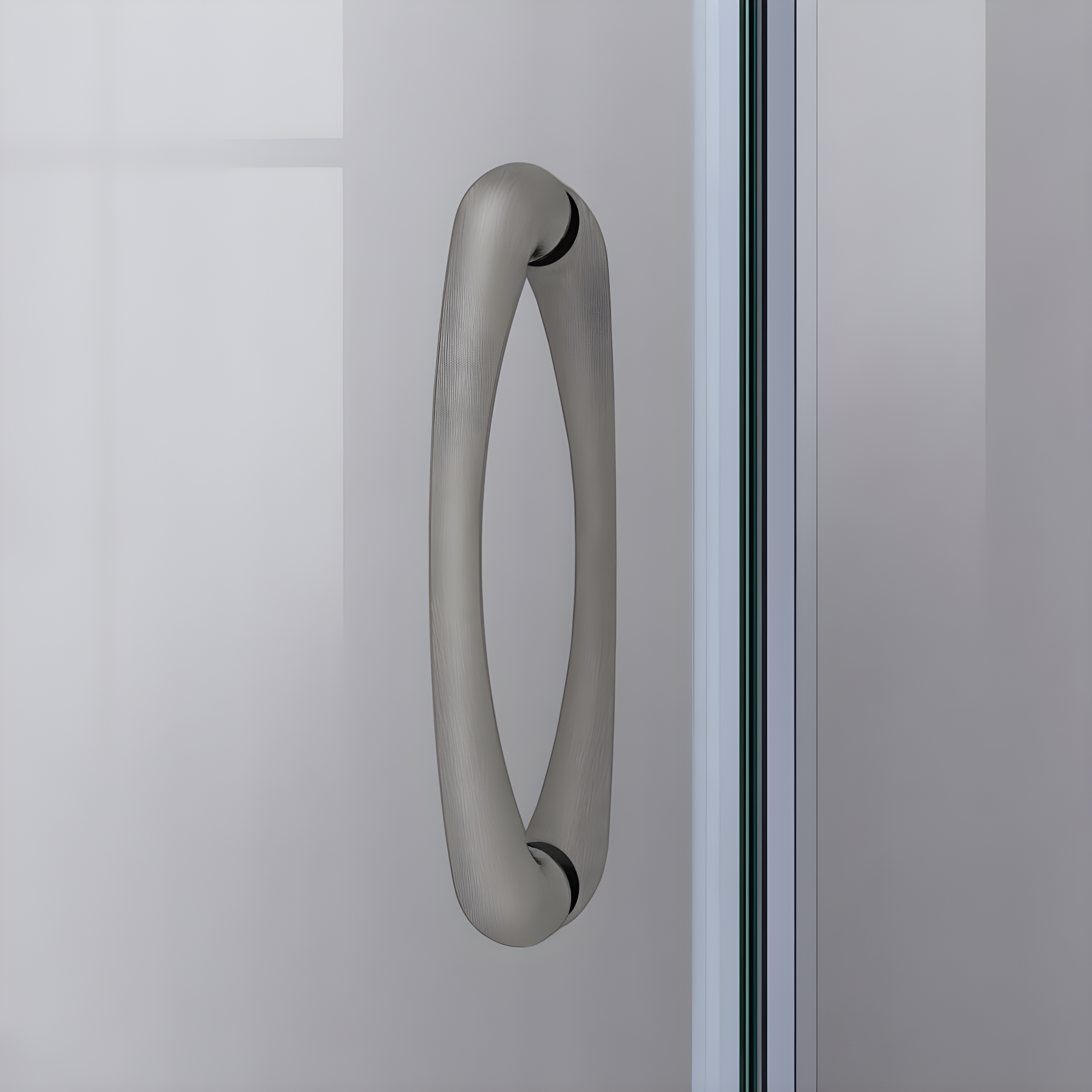 Prime 33" W x 33" D x 76.75" H Round Sliding Shower Enclosure with Base Included