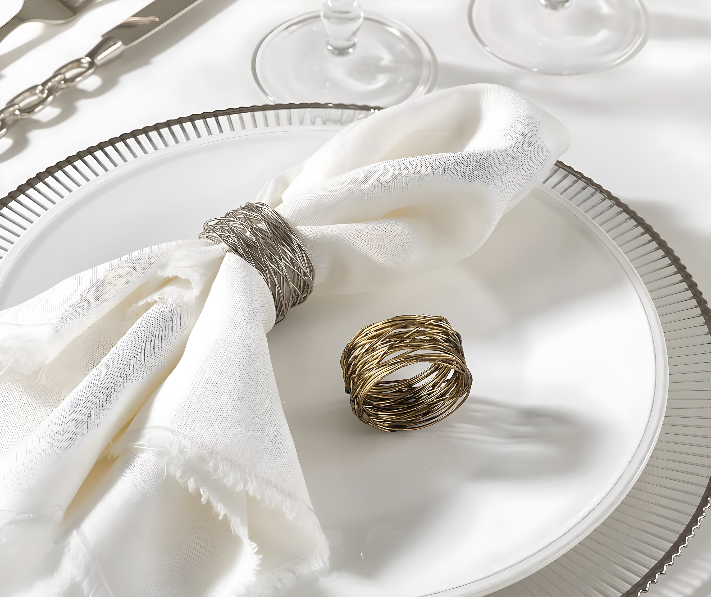 Brayden Studio® Iron Napkin Ring (Set of 4)