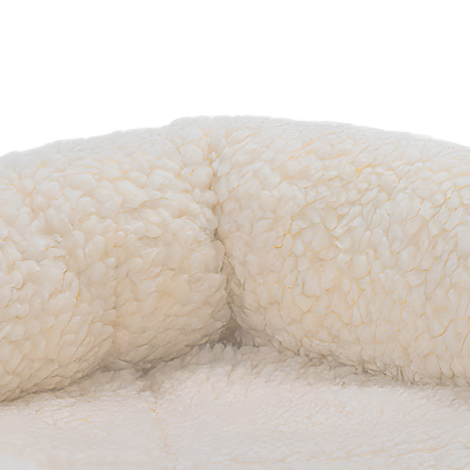 FurHaven Faux Lambswool Crate Bolster Pet Bed