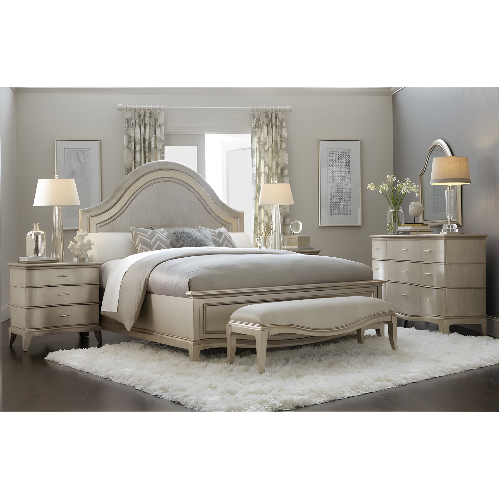 A.R.T. Starlite Upholstered Storage Bed