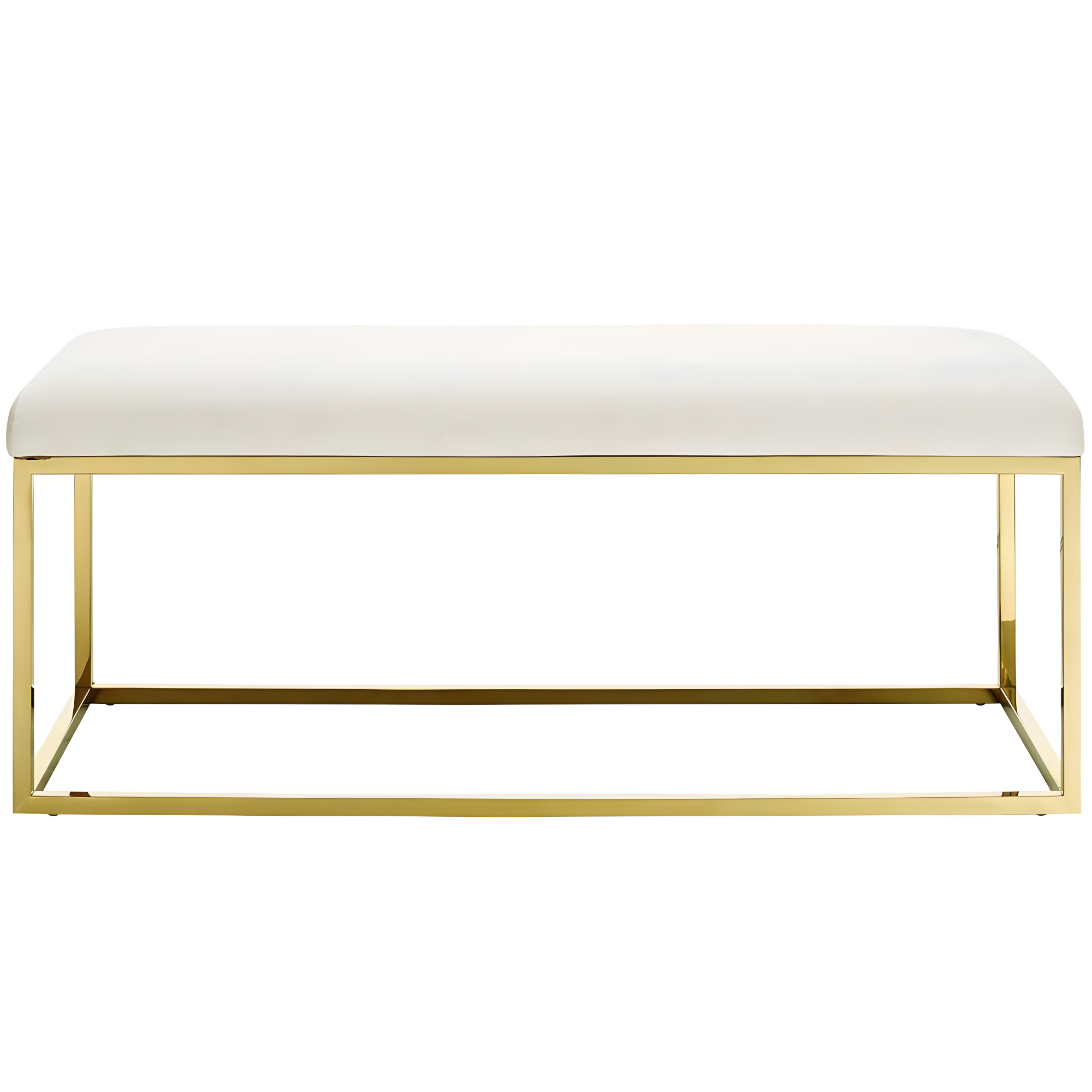 Anticipate Fabric Bench Gold Ivory