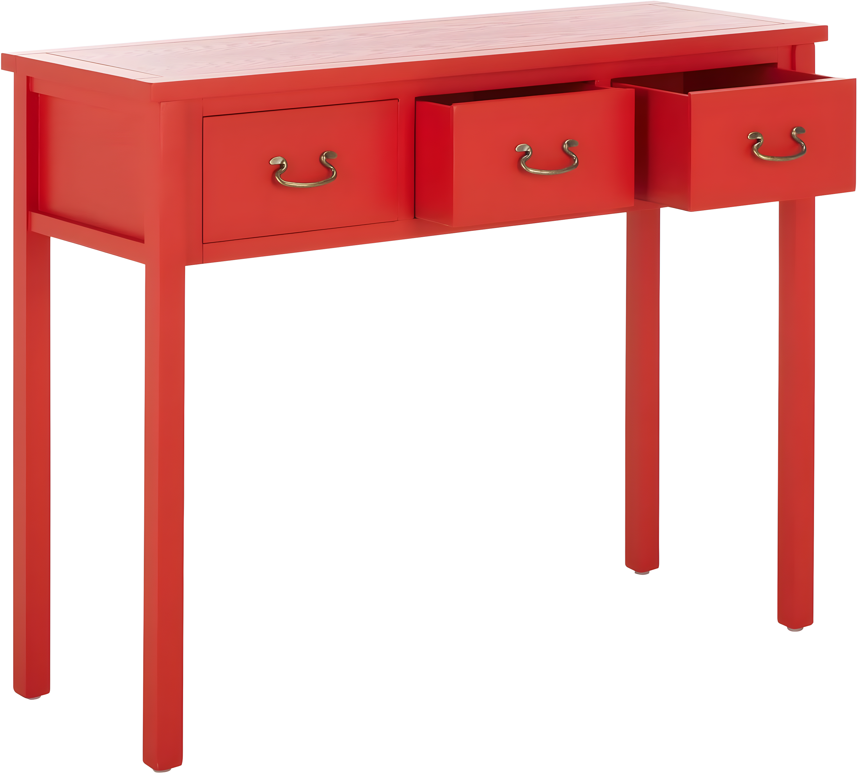 Cindy Console Table - Hot Red - Safavieh