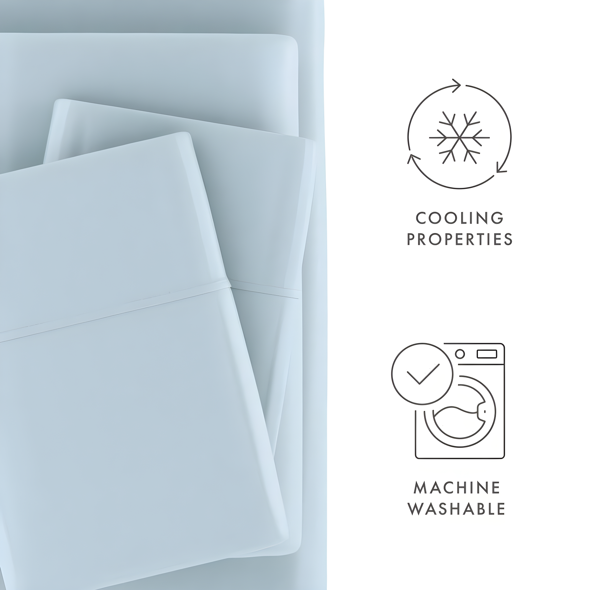 RE/FINE™ Sheet Set Cooling 100% Rayon From Bamboo Silky Soft Bedding