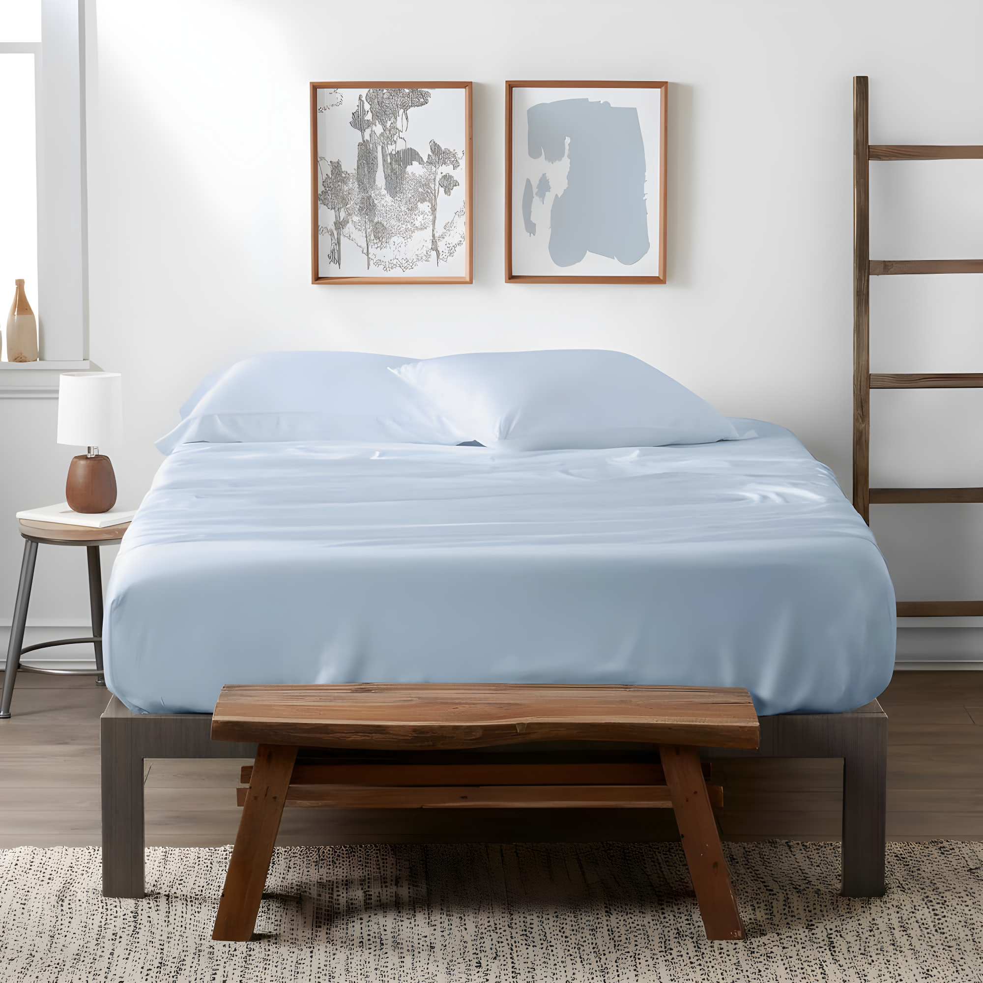 RE/FINE™ Sheet Set Cooling 100% Rayon From Bamboo Silky Soft Bedding