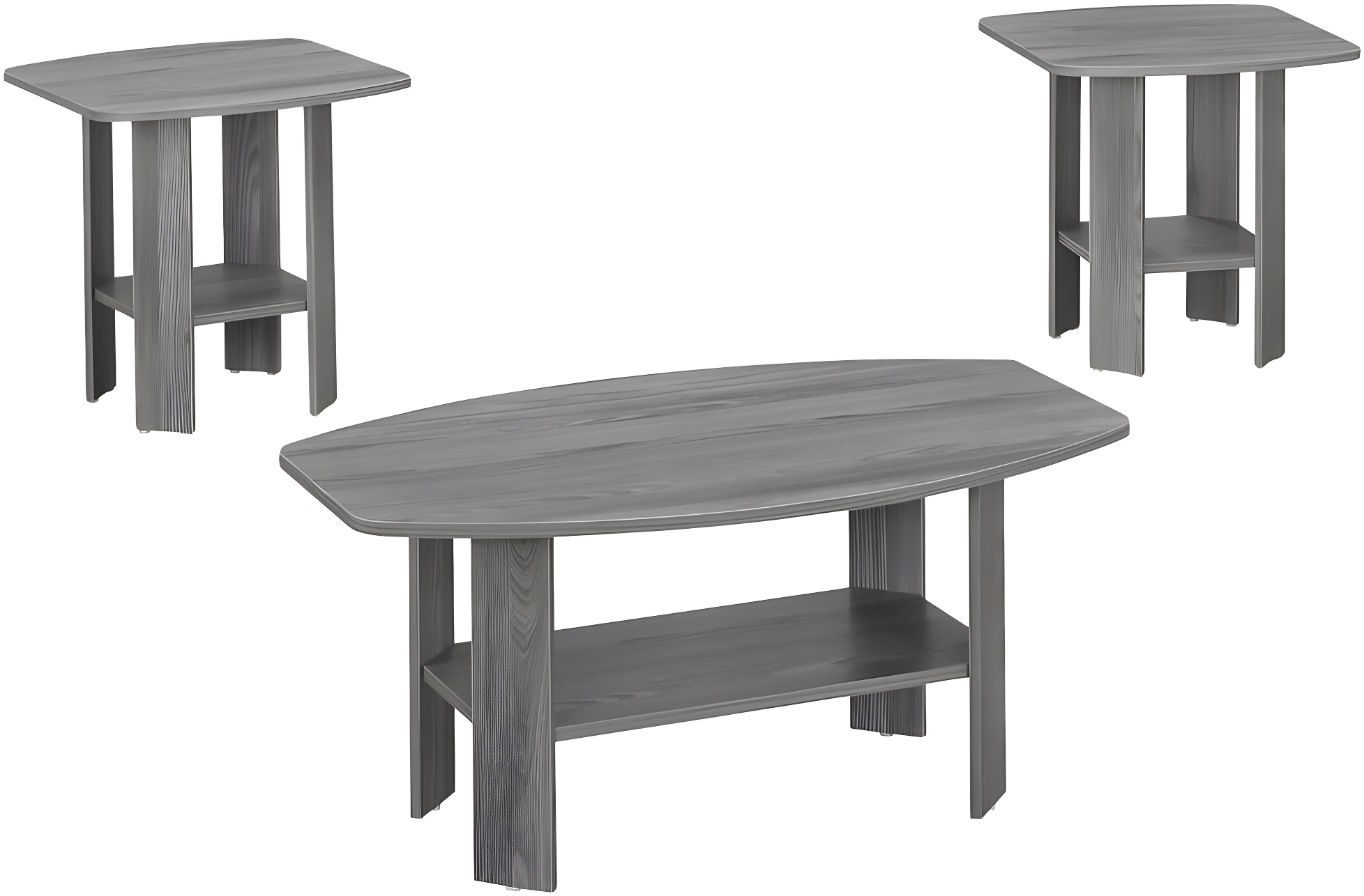 Porch & Den Table Set, 3pcs Set, Coffee, End, Side, Accent, Living Room, Laminate, Transitional