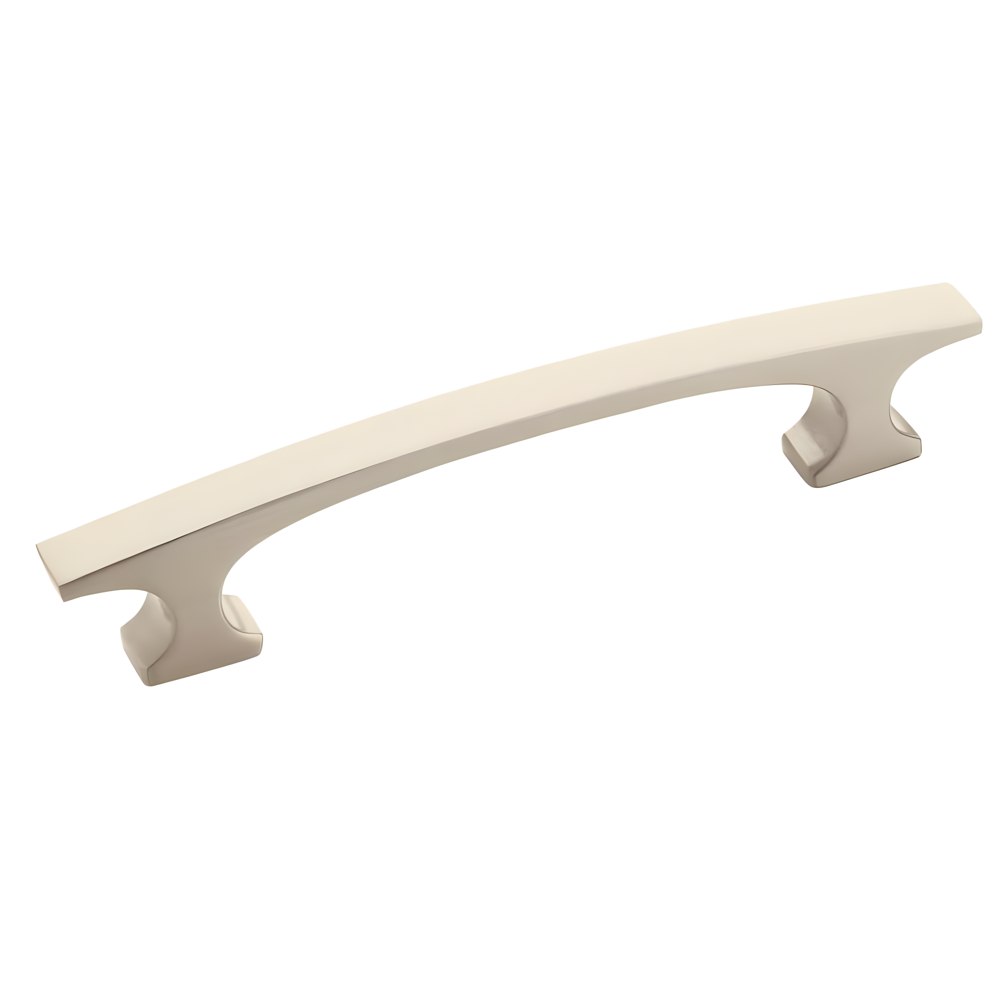 Conrad 3-3/4 in. (96mm) Modern Satin Nickel Arch Cabinet Pull