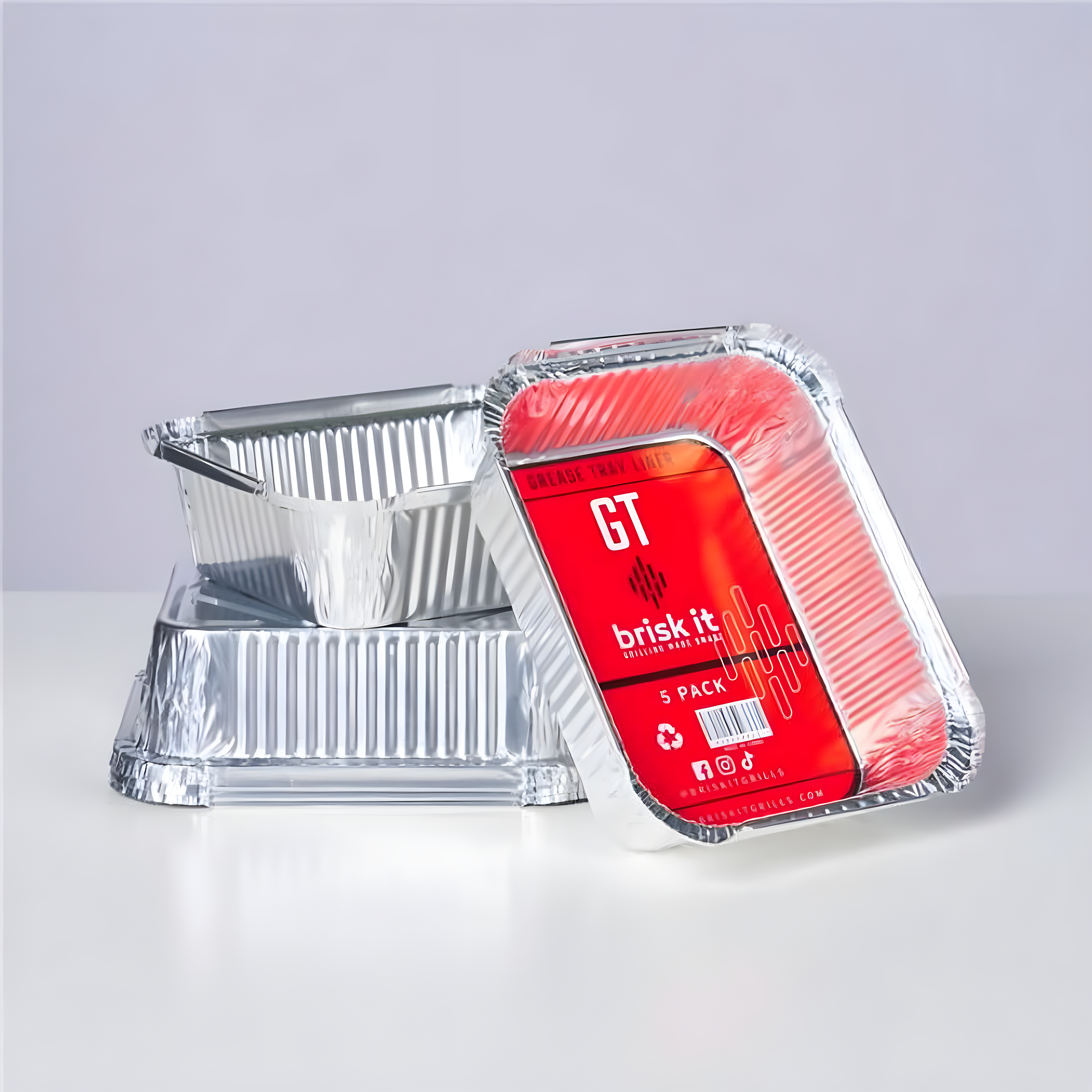 Brisk It Brisk It Grease Tray Liner (Set of 5)