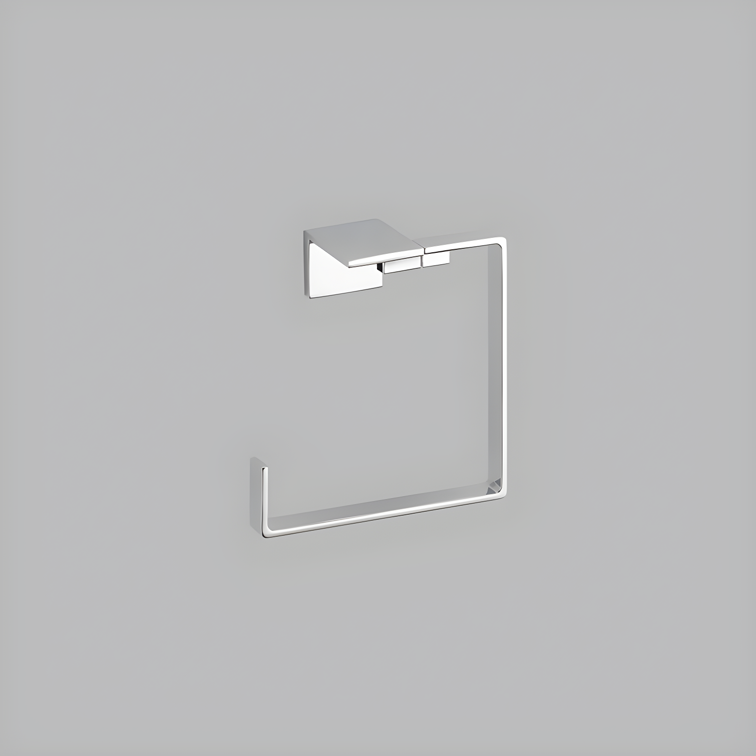 Vero Wall Mount Square Open Towel Ring Bath Hardware Accessory