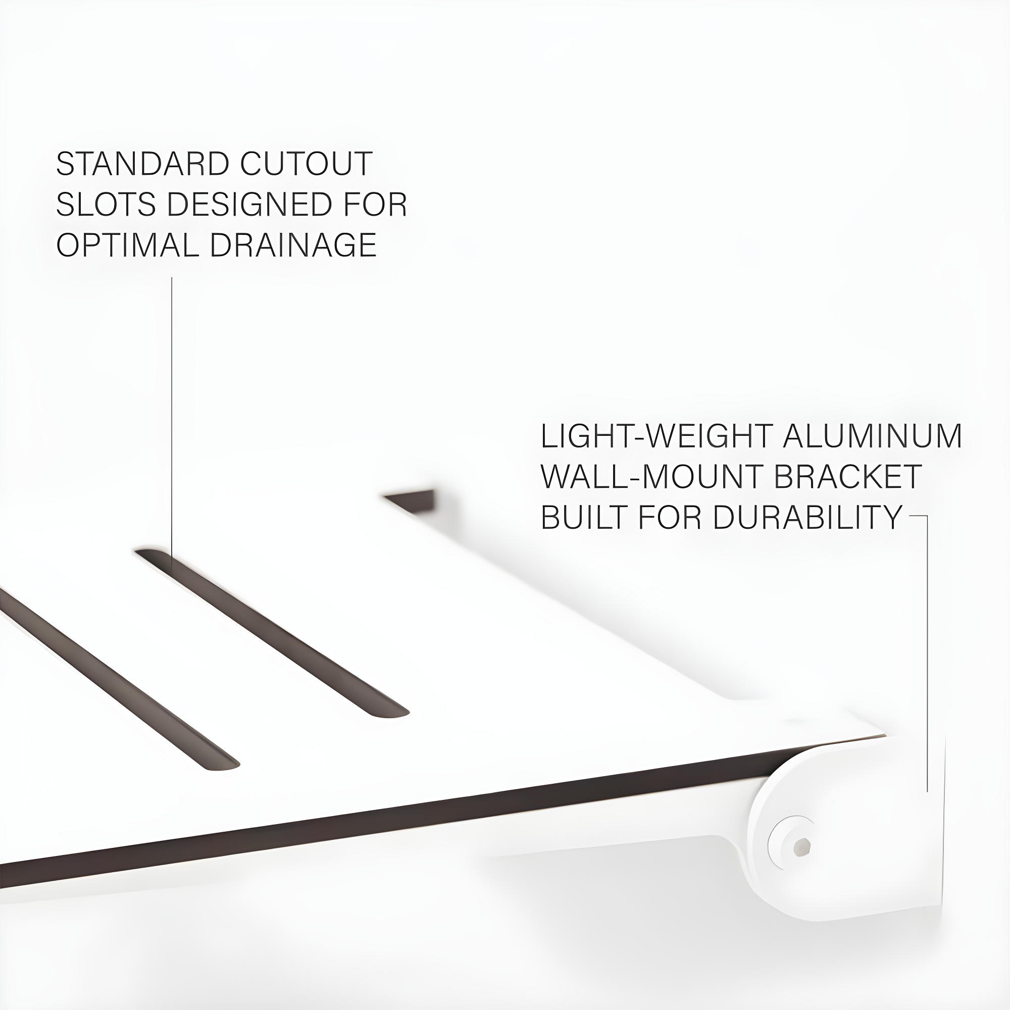 SlimLine Folding Shower Bench Seat