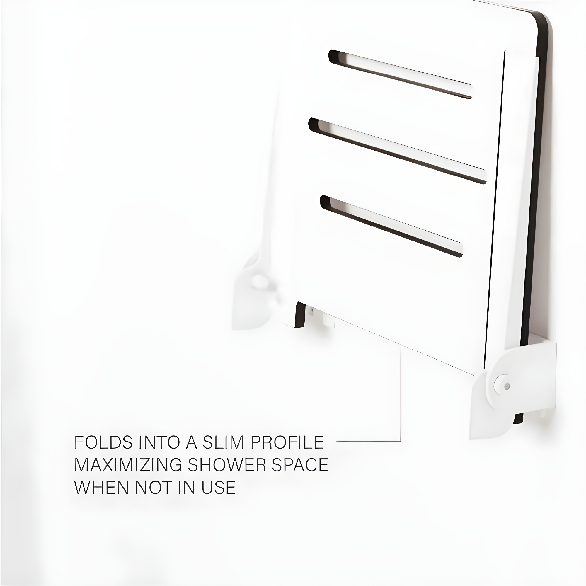 SlimLine Folding Shower Bench Seat