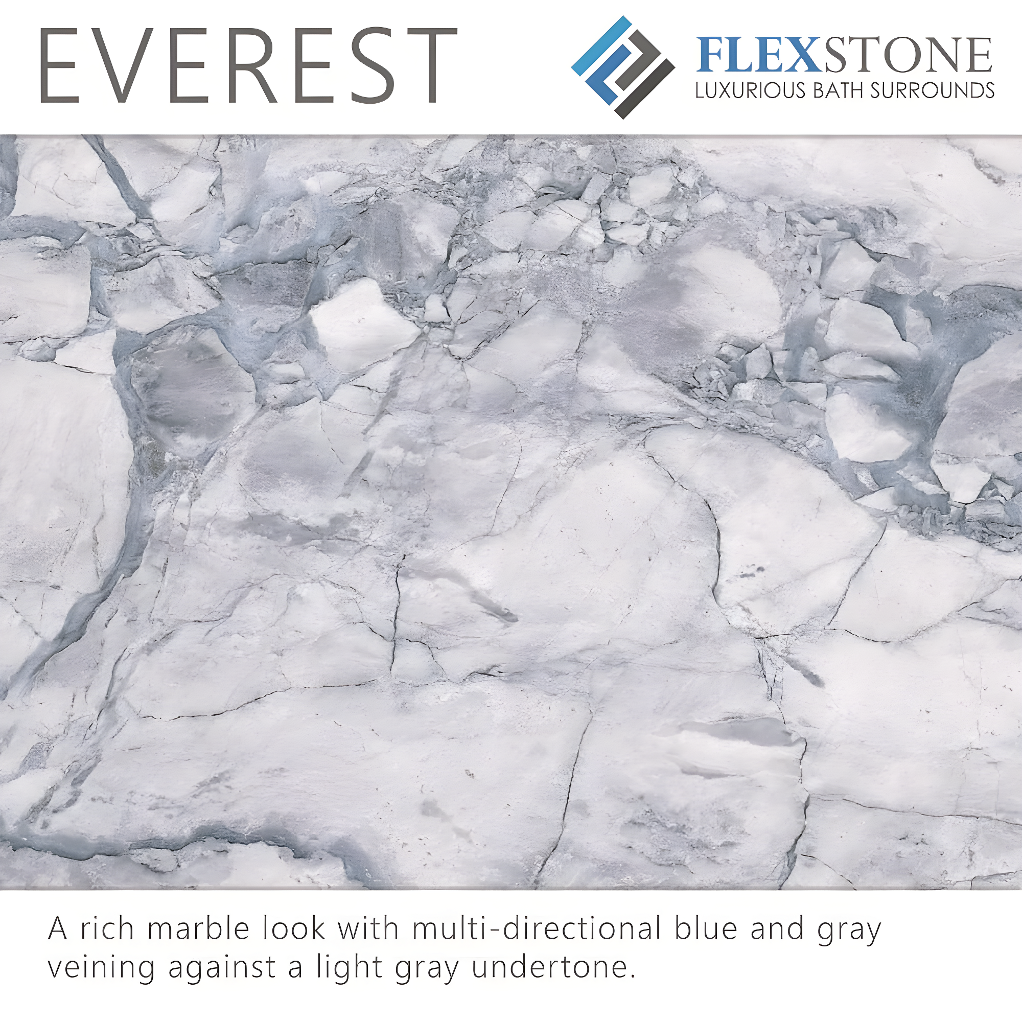 FlexStone 60"L x 32"W Single Threshold Alcove Shower Base with Right-Hand Drain