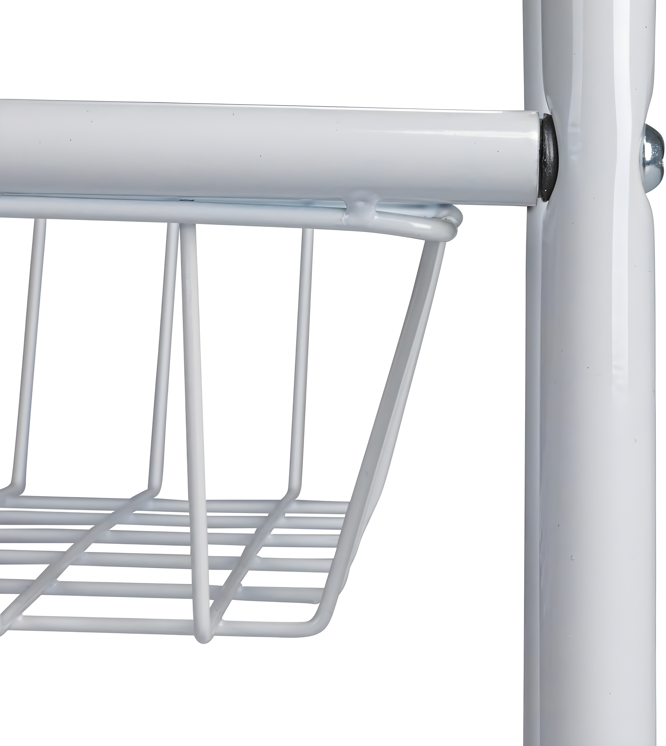 Household Essentials Metal Free Standing Laundry Cart with Wheels