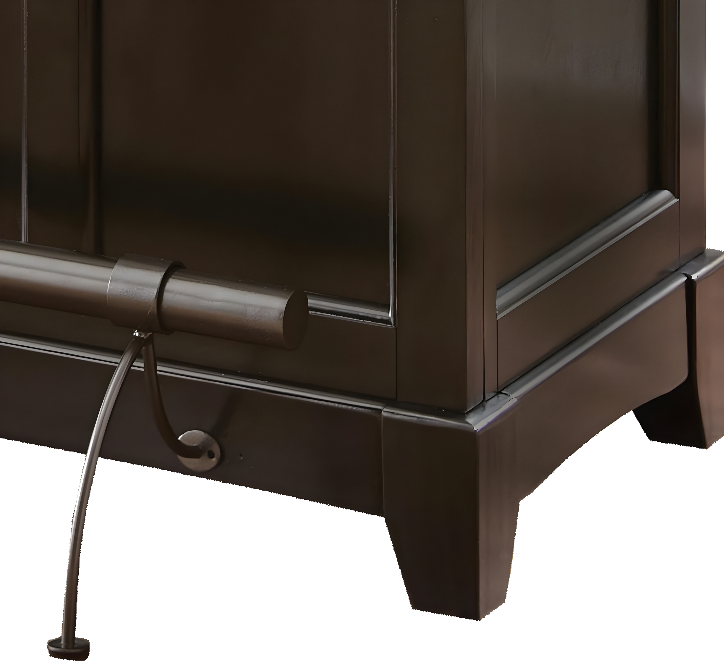 Garcia Bar Black - Steve Silver: Hardwood Solids, Veneers, Scratch-Resistant Top, Storage