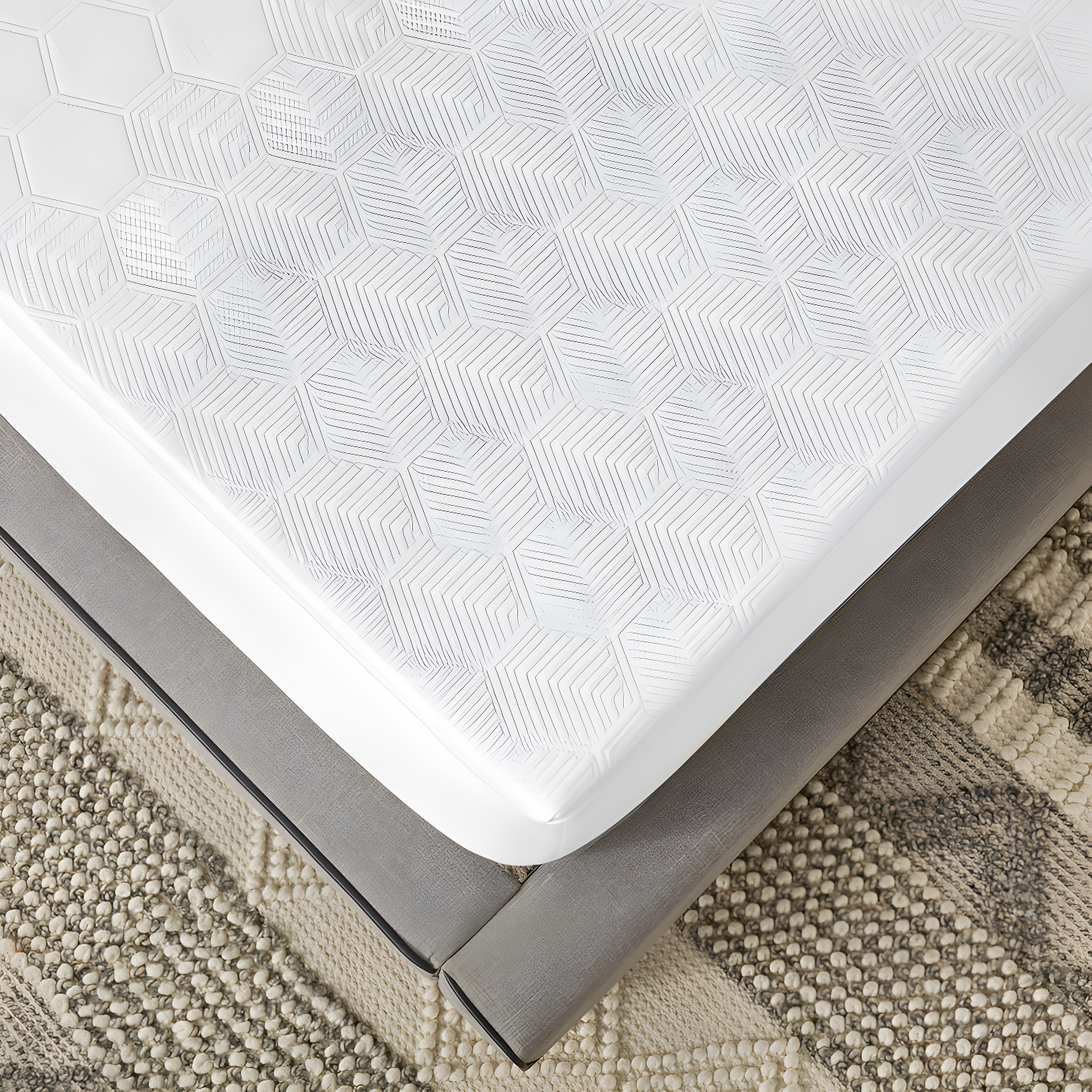 3" Gel Memory Foam Mattress Topper with Cooling Cover