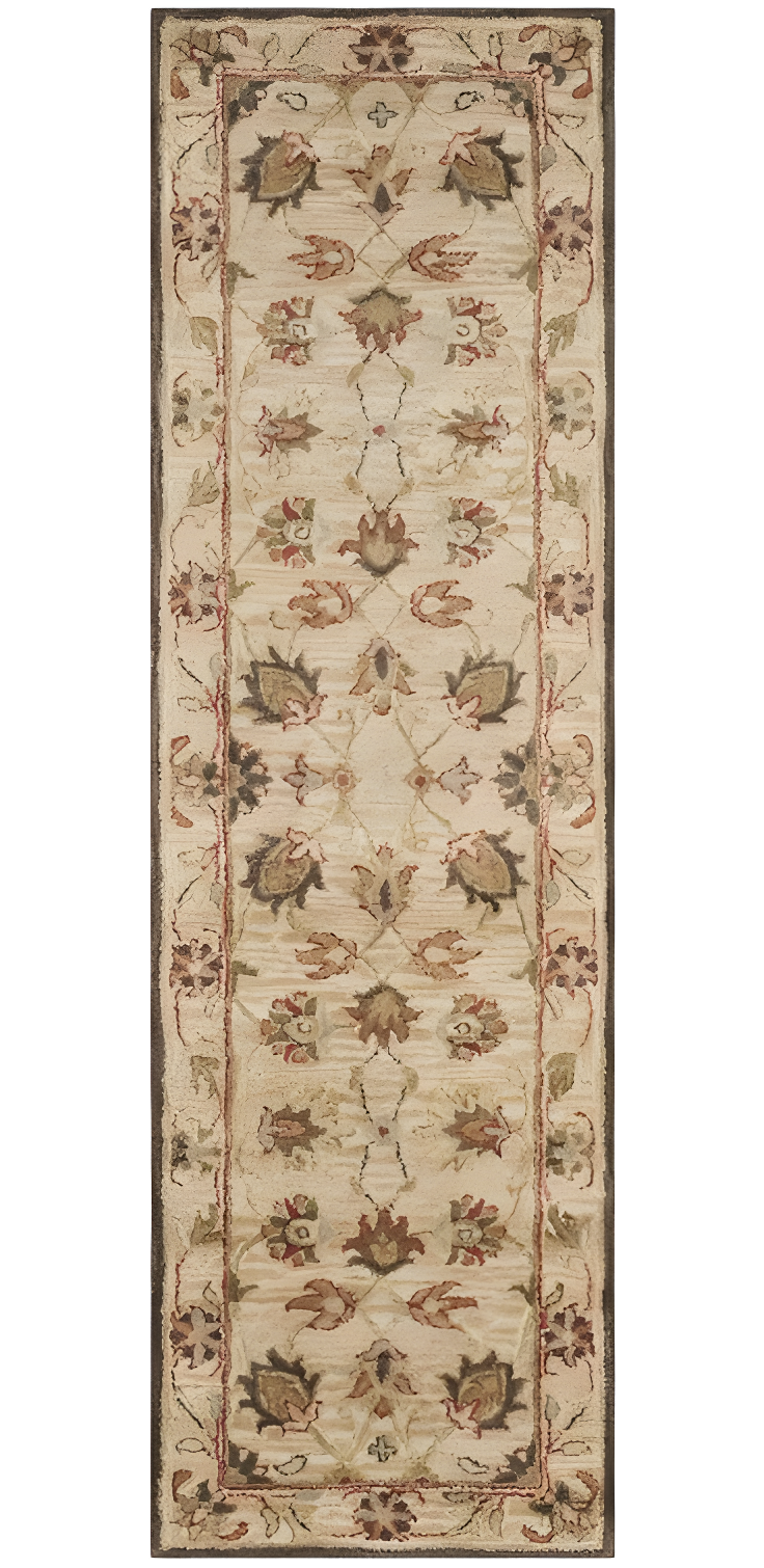 Antiquity AT812 Hand Tufted Indoor Runner Rug - Beige/Beige - 2'3"x8' - Safavieh