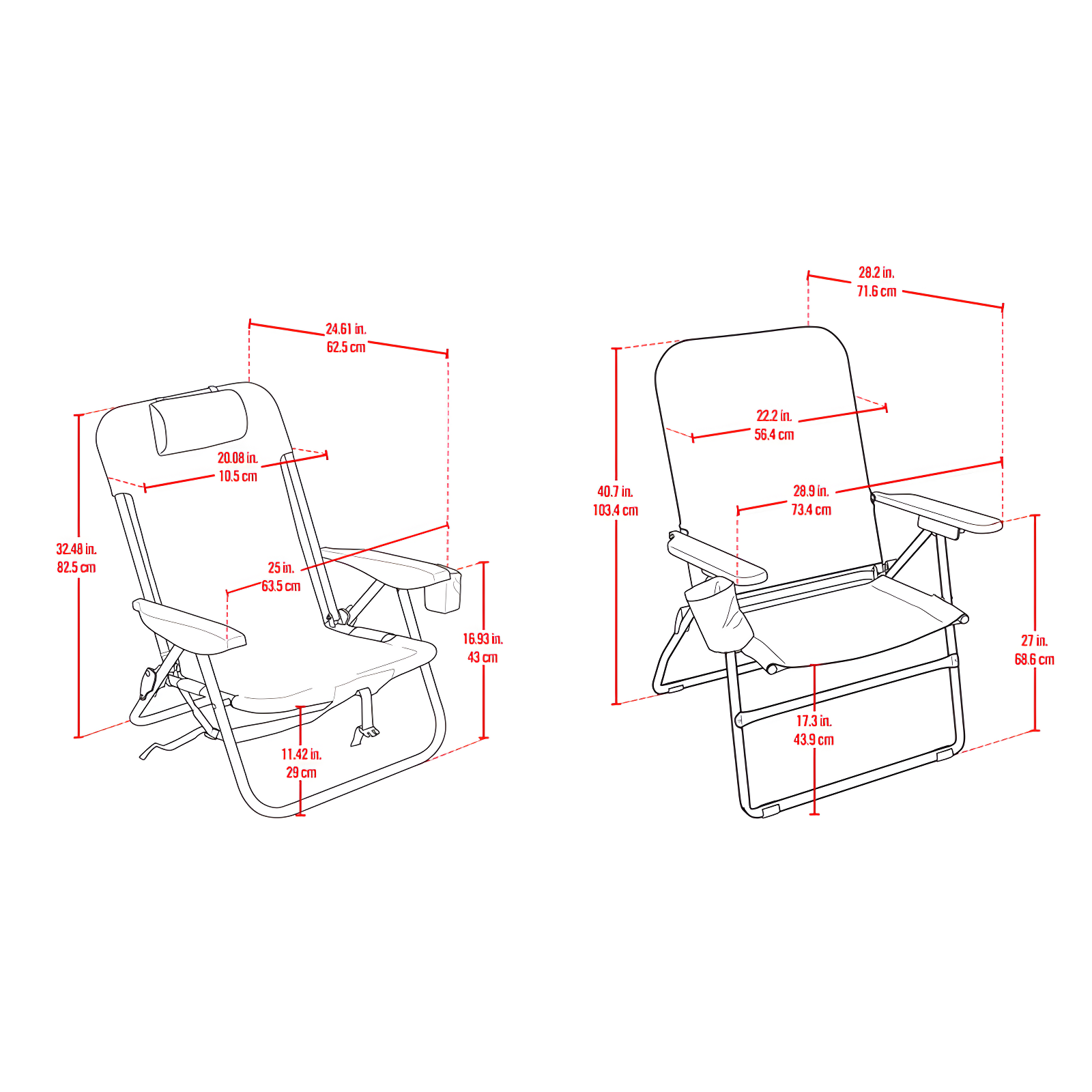 Arlmont & Co. Jovia Folding Camping Chair