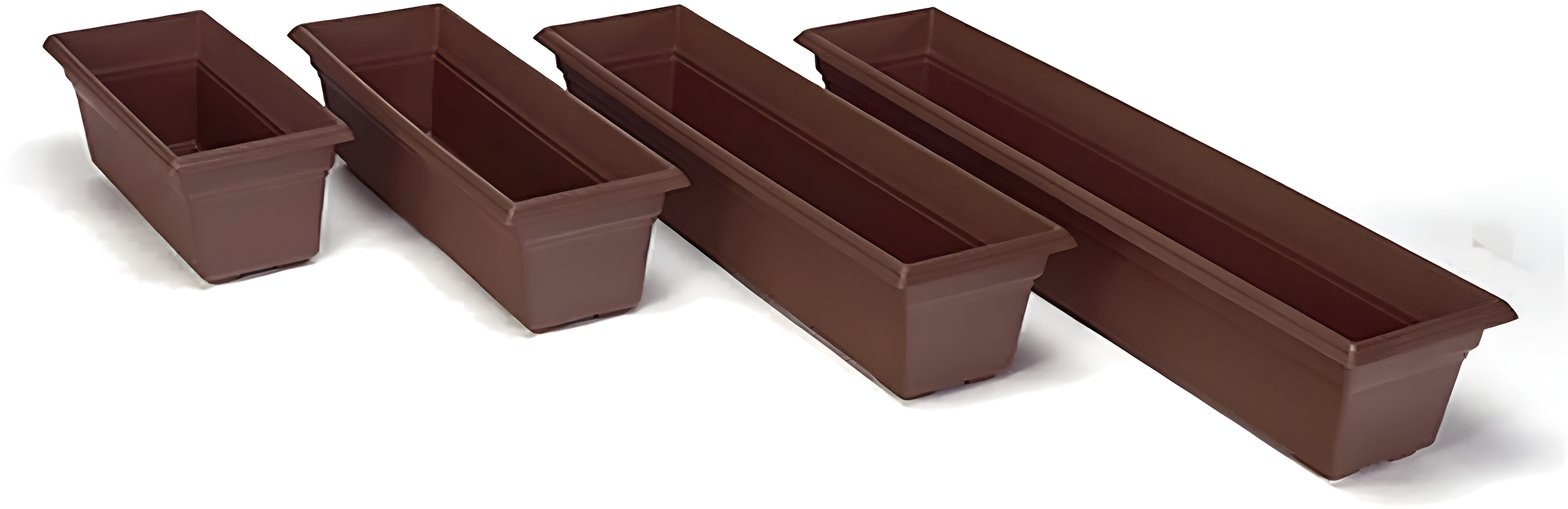 Novelty Countryside Flower Box Planter, Brown 30"