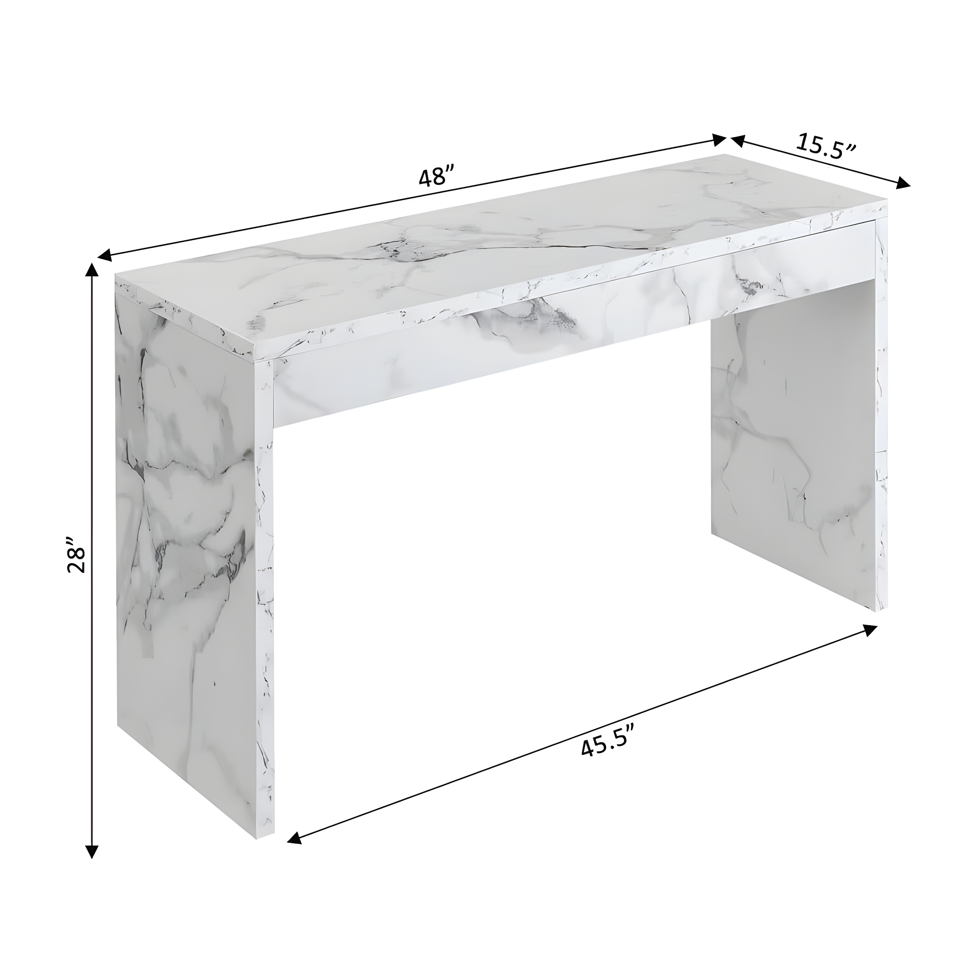 Northfield Hall Console Table - 48 x 15.5 x 28 in.