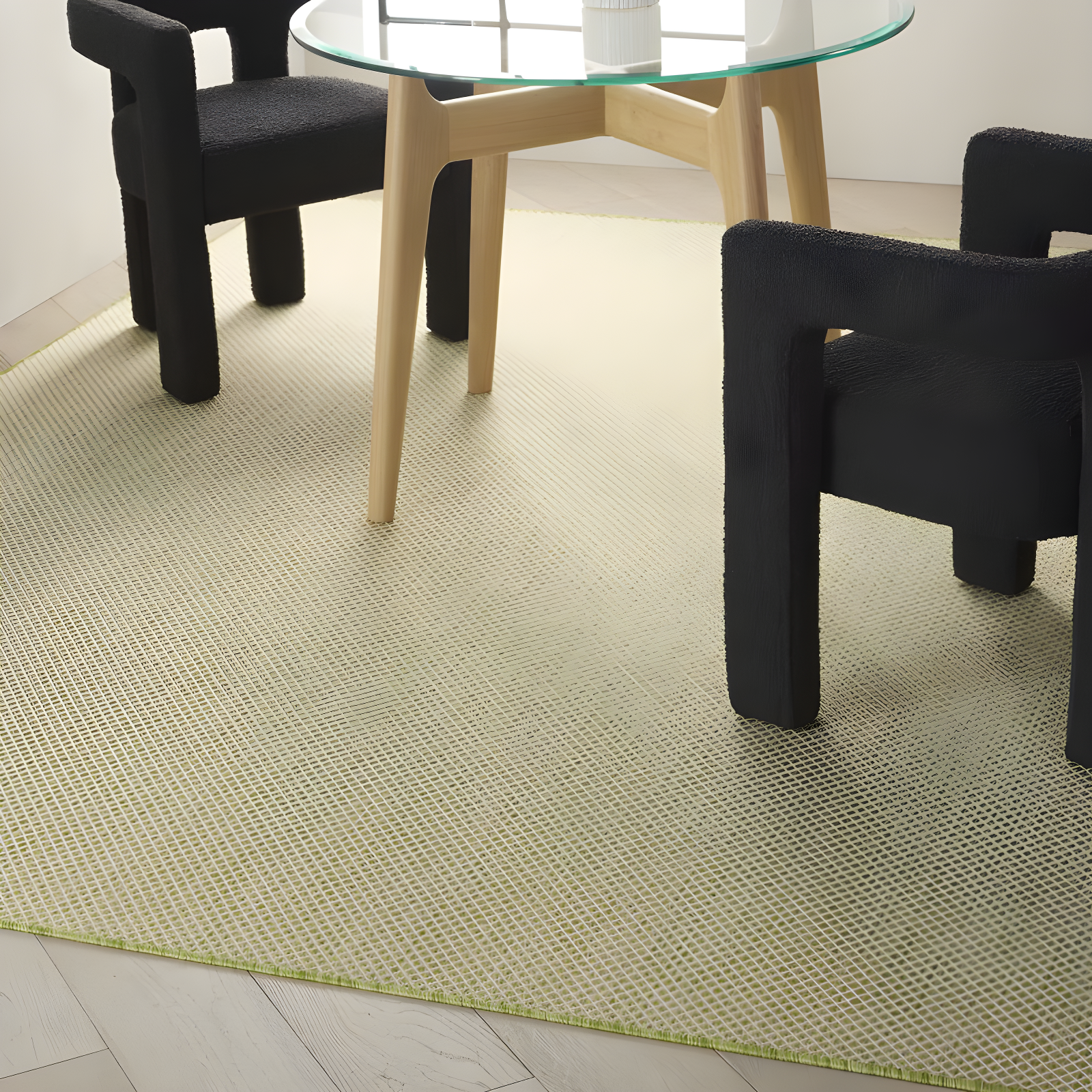 Nourison Courtyard COU01 Indoor/outdoor Area Rug - Ivory Green 8' x 10'