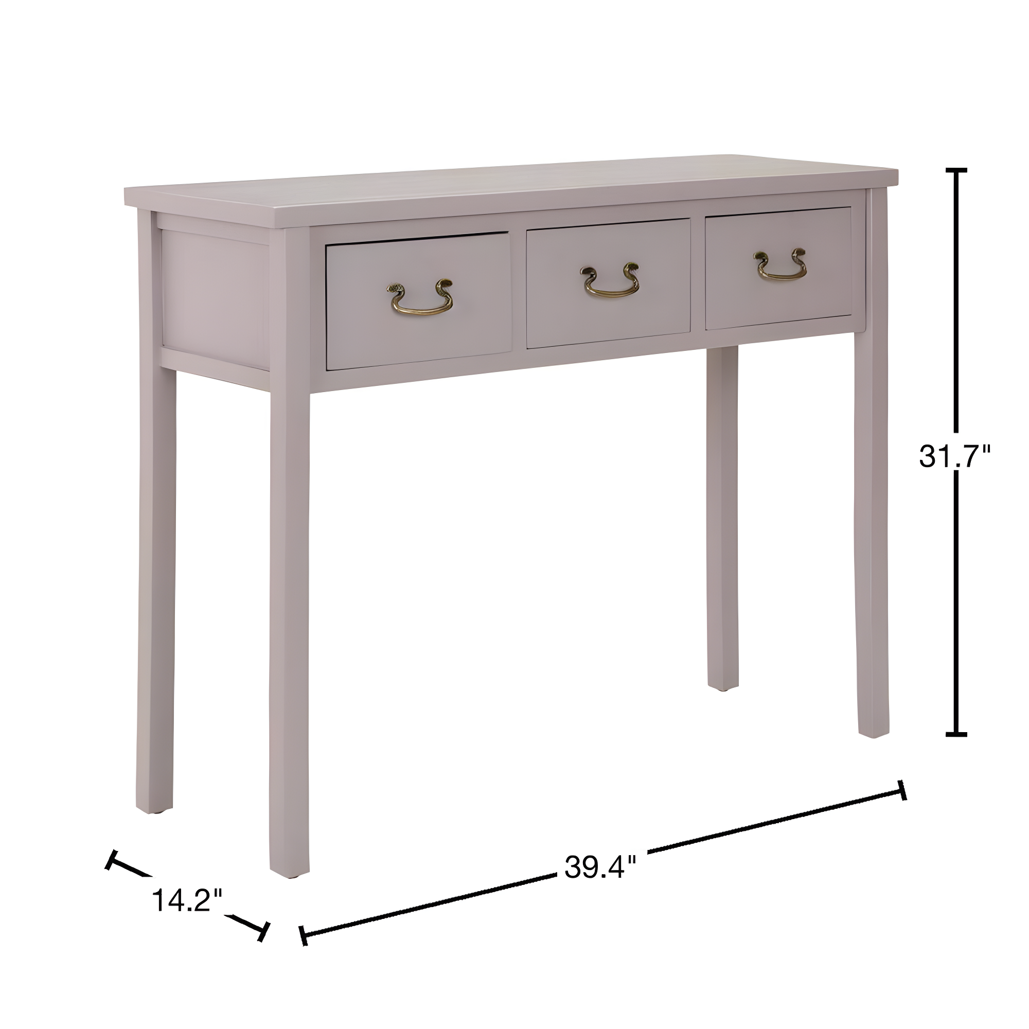 Cindy Console - AMH6568D - Gray - Safavieh Couture